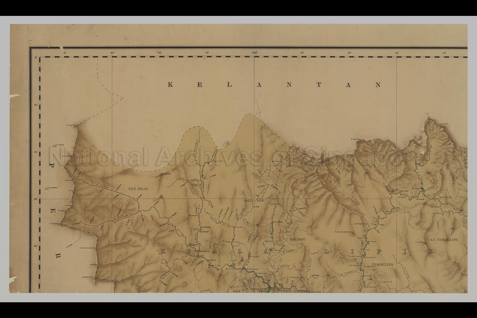 Pahang, Federated Malay States,1912 (Revised with Hills1915)