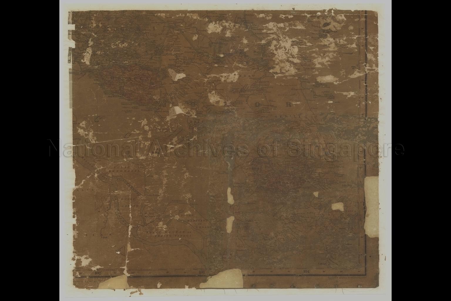 Map of the Malay Peninsula