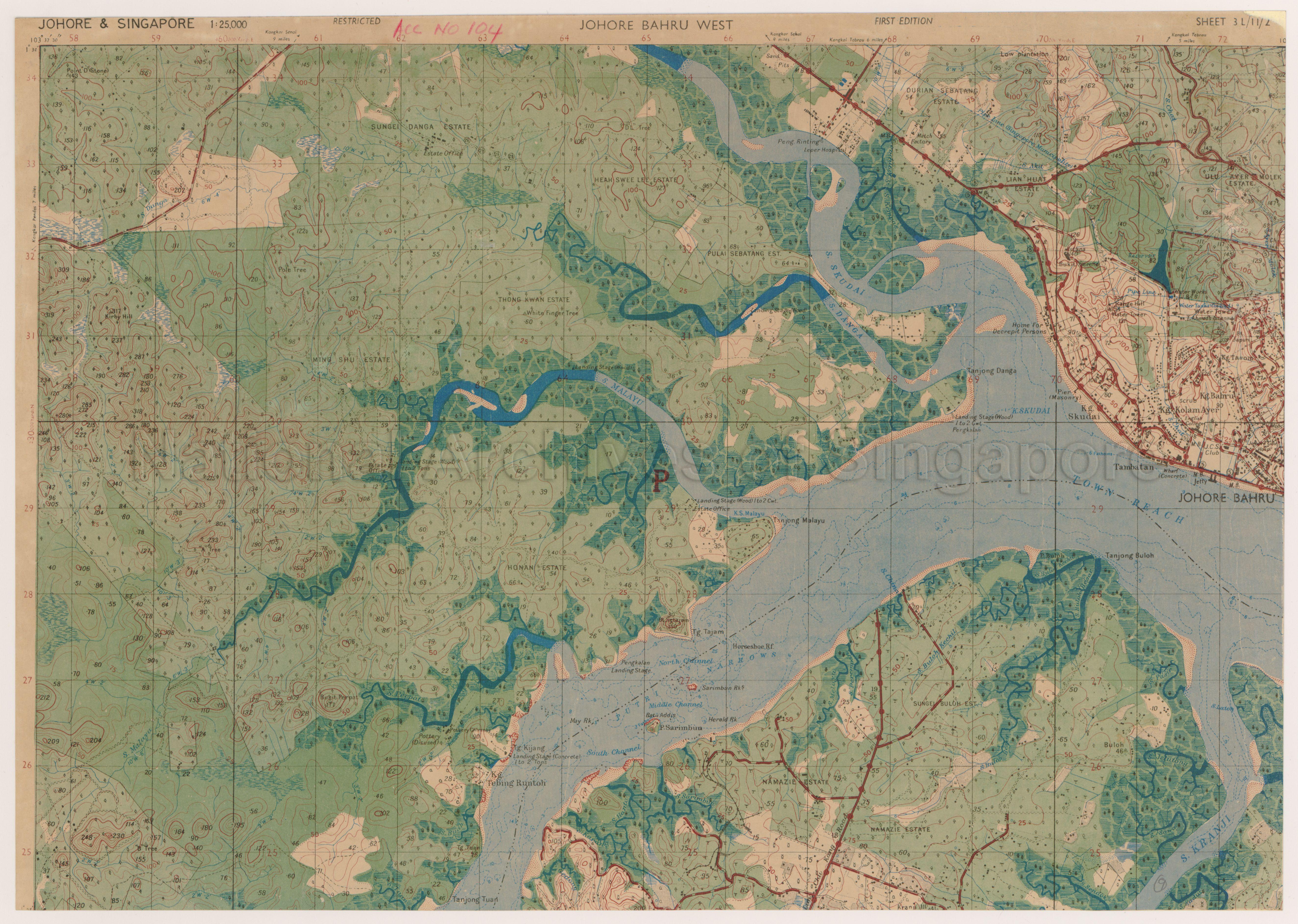 Johore And Singapore. Johore Bahru West