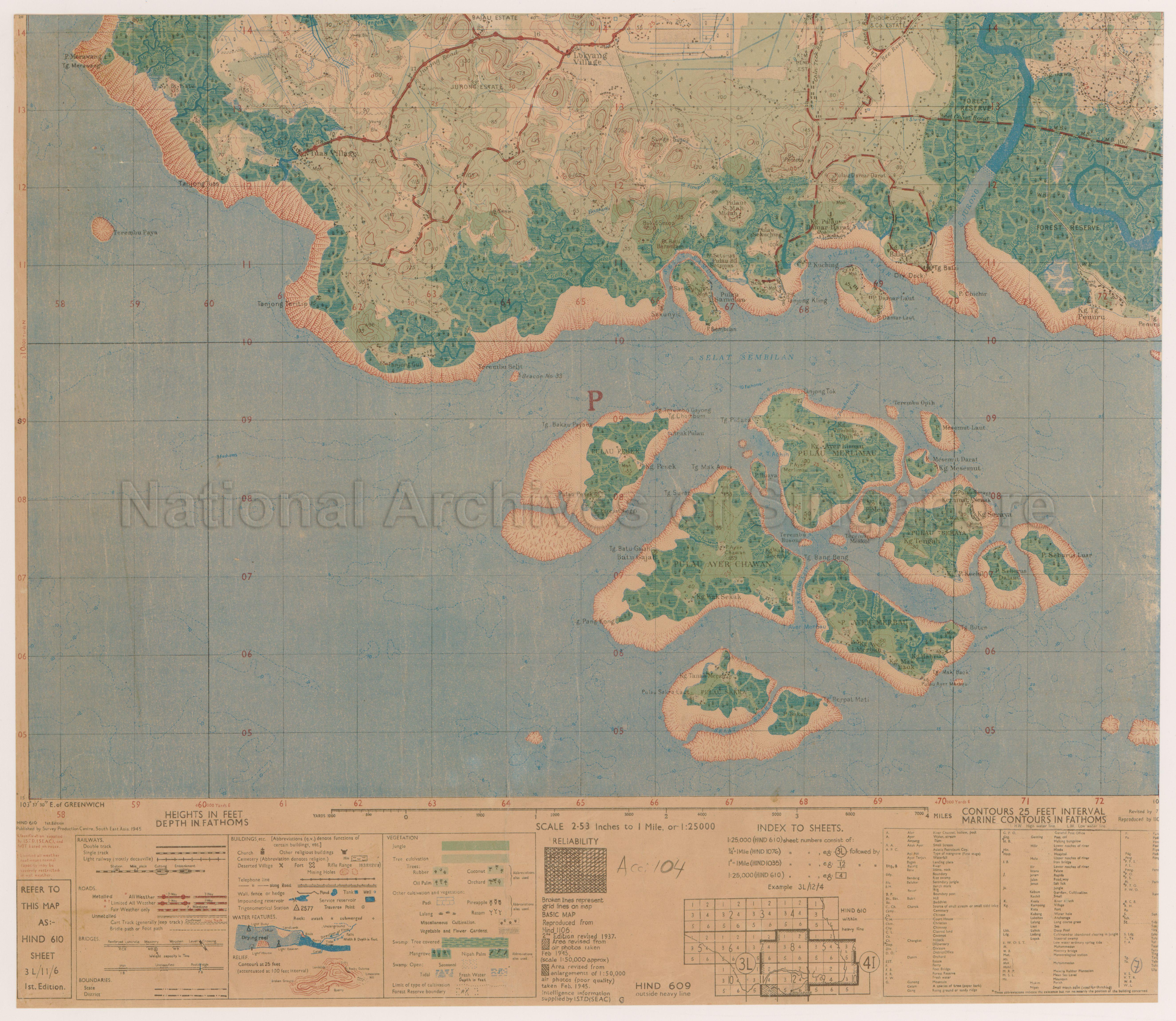 Johore and Singapore. South West