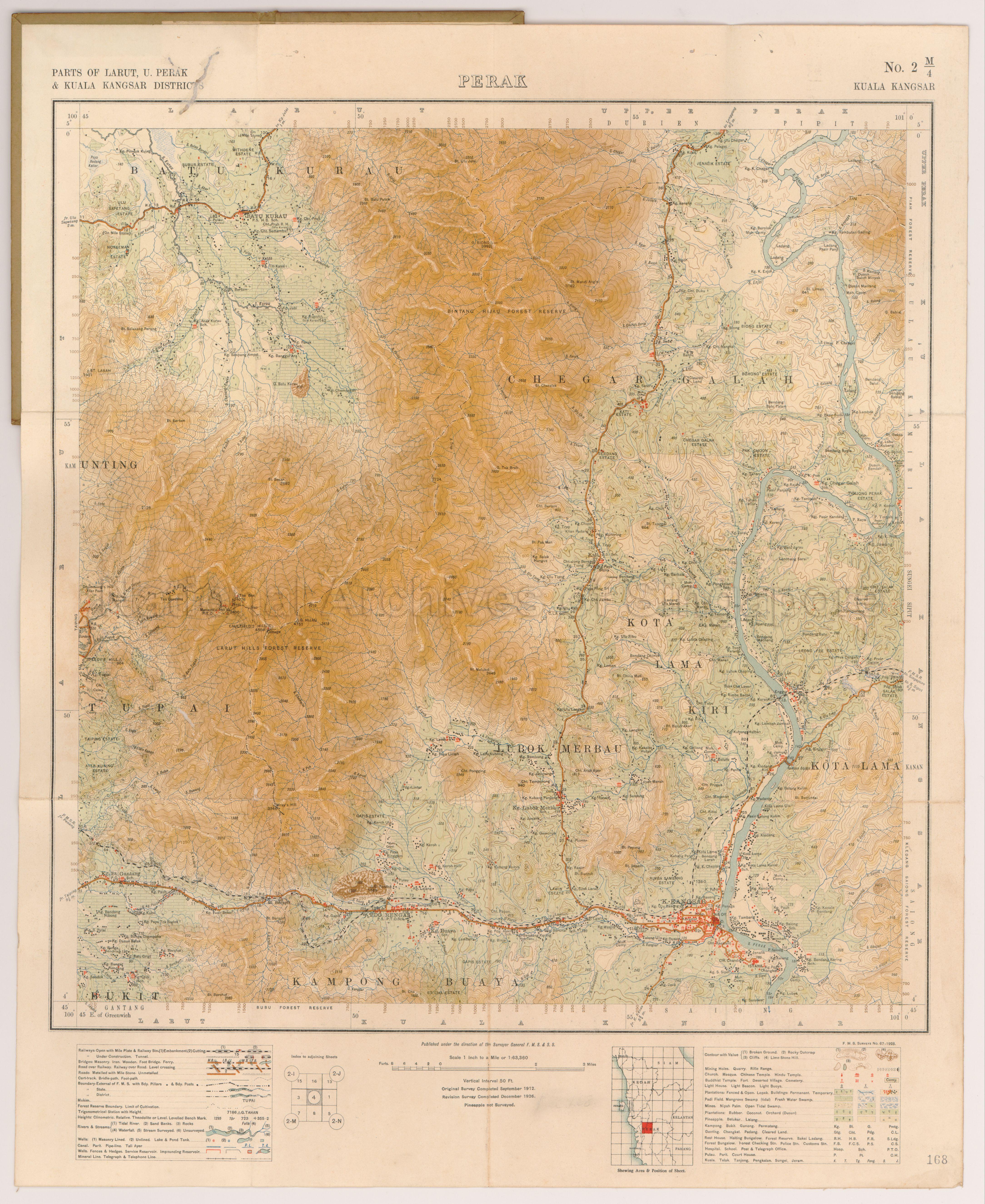 Parts of Larut, U. Perak & Kuala Kangsar Districts, Kuala  …