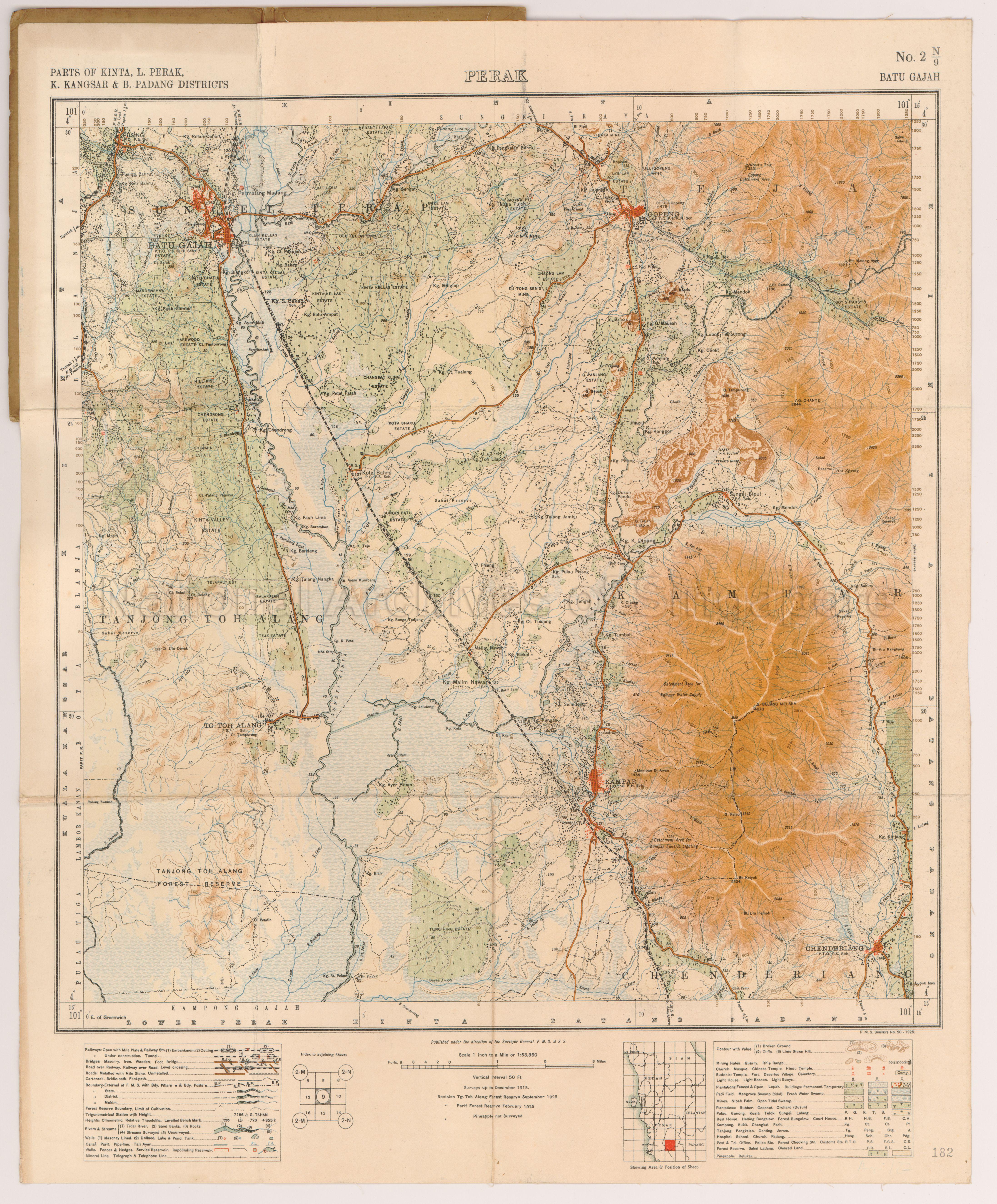 Parts of Kinta, L. Perak, K. Kangsar & B. Padang Districts,  …