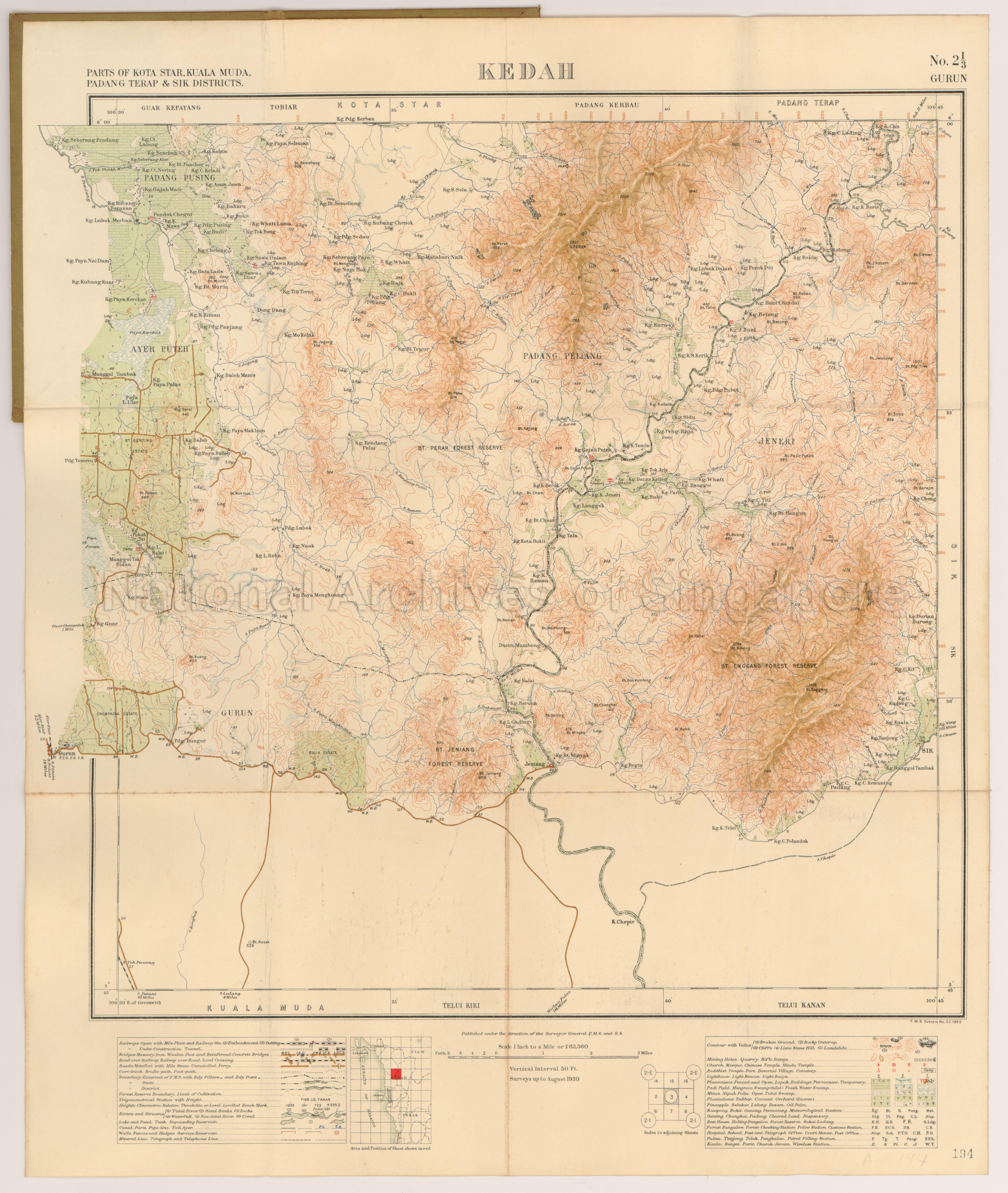 Parts of Kota Star, Kuala Muda, Padang Terap & Sik Districts …
