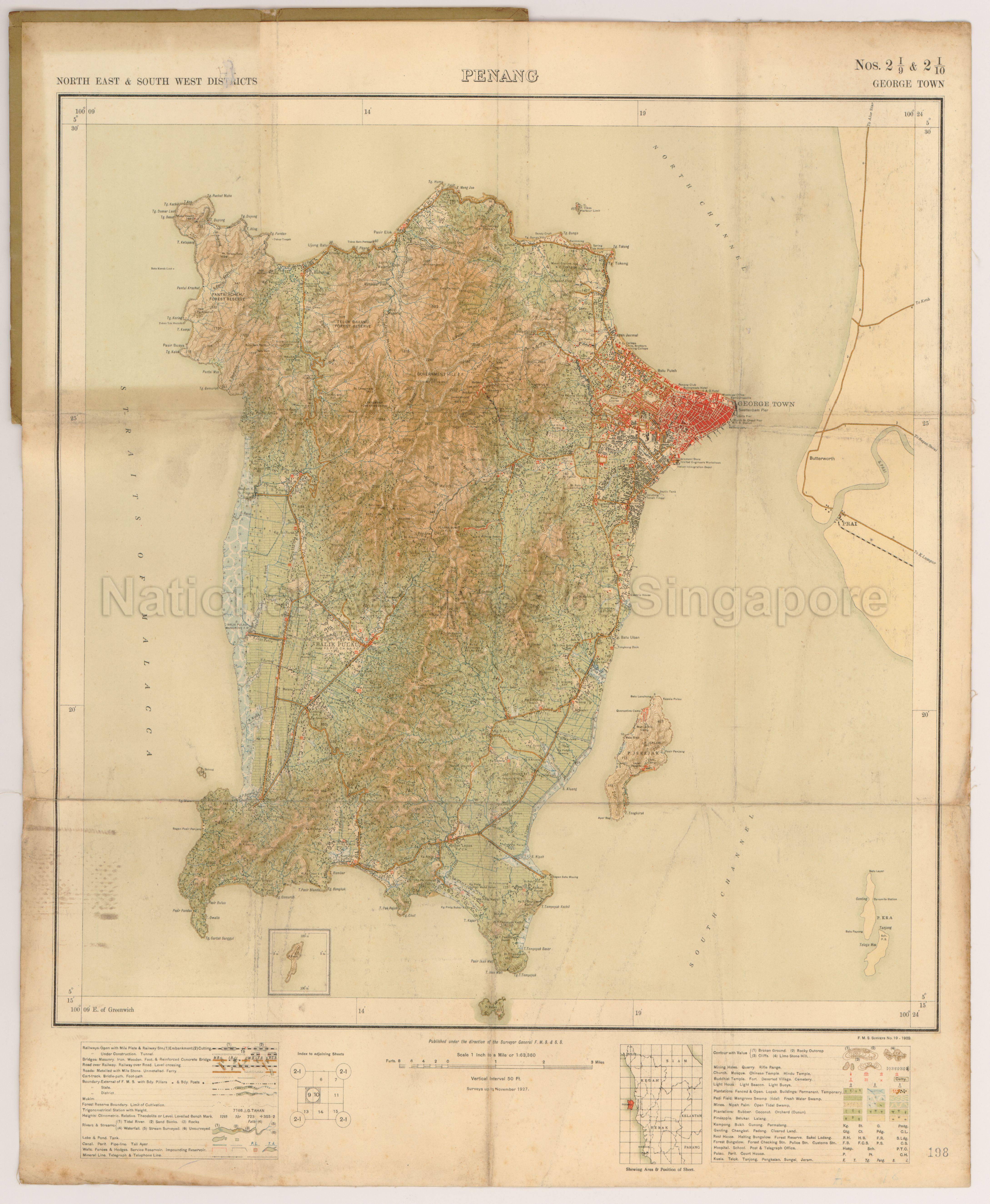 North East & South West Districts, George Town, Penang.