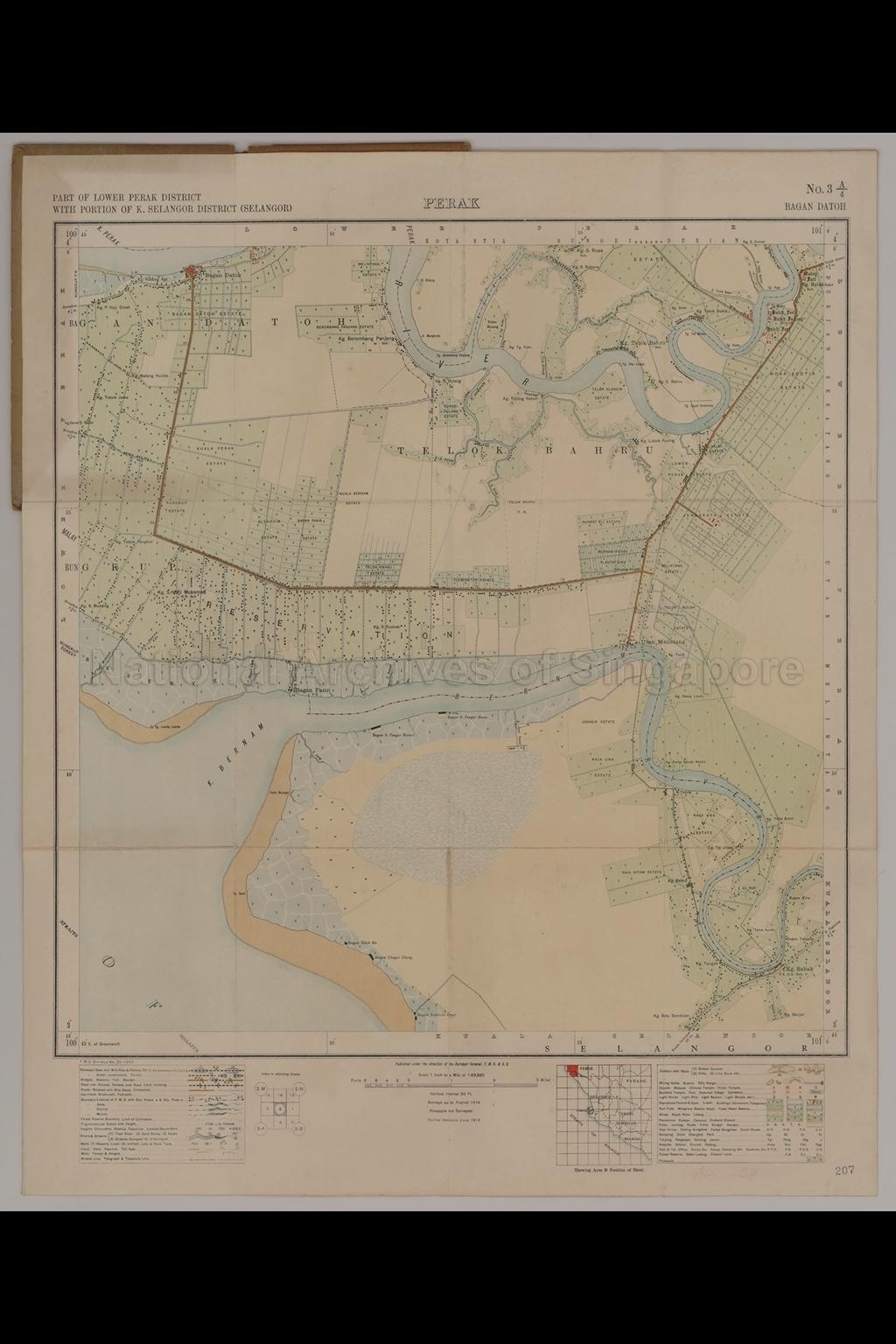Part of Lower Perak District with portion of K. Selangor  …