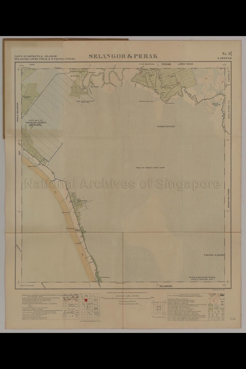 Parts of Districts. K. Selangor (Selangor), Lower Perak & B …