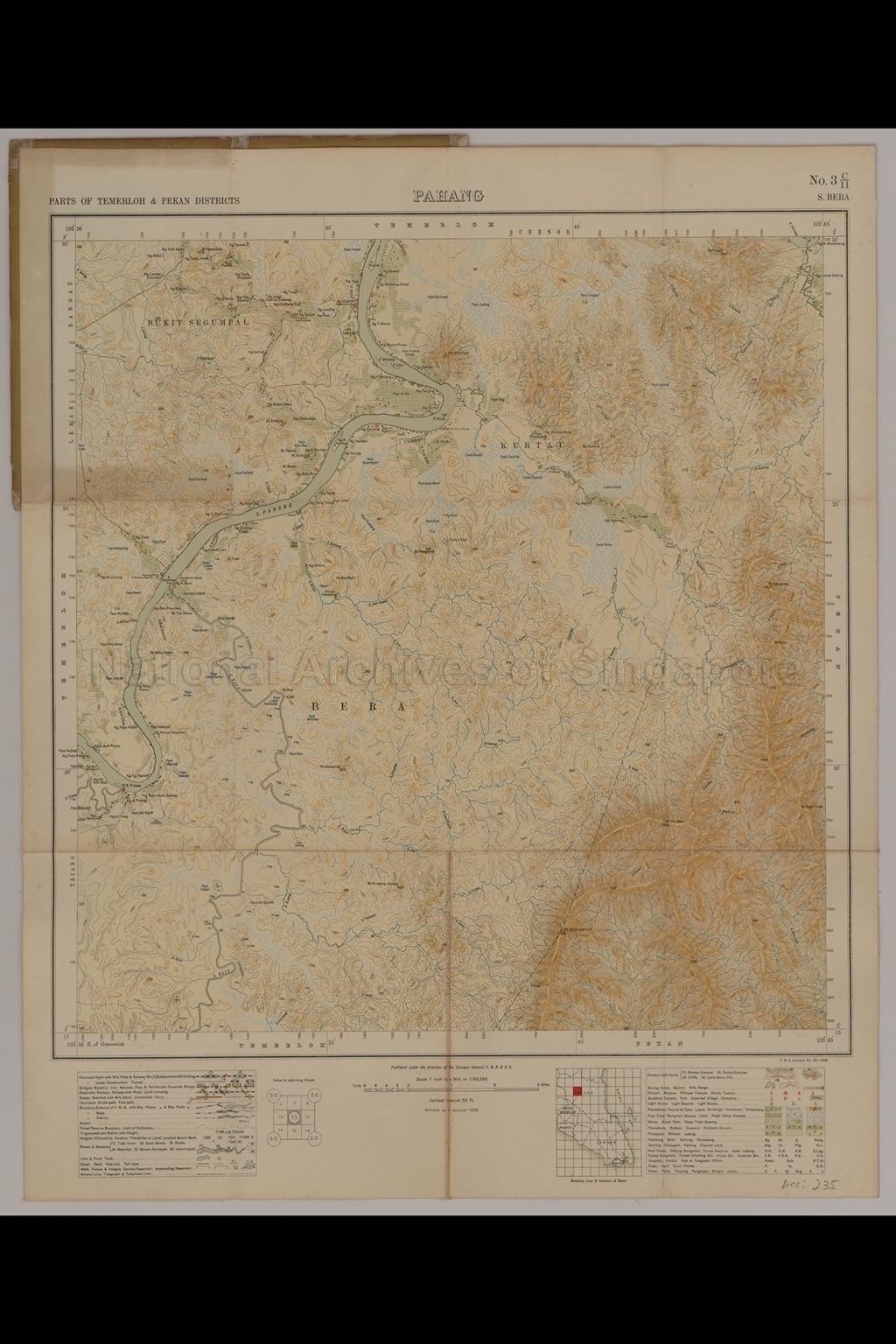 Parts of Temerloh & Pekan Districts, S. Bera. Pahang
