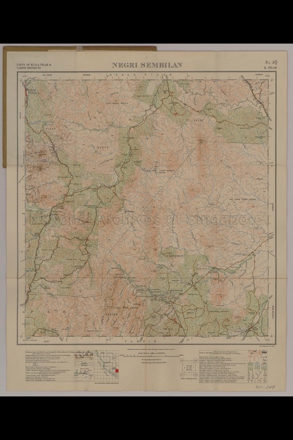 Parts of Kuala Pilah & Tampin District, K. Pilah. Negri  …