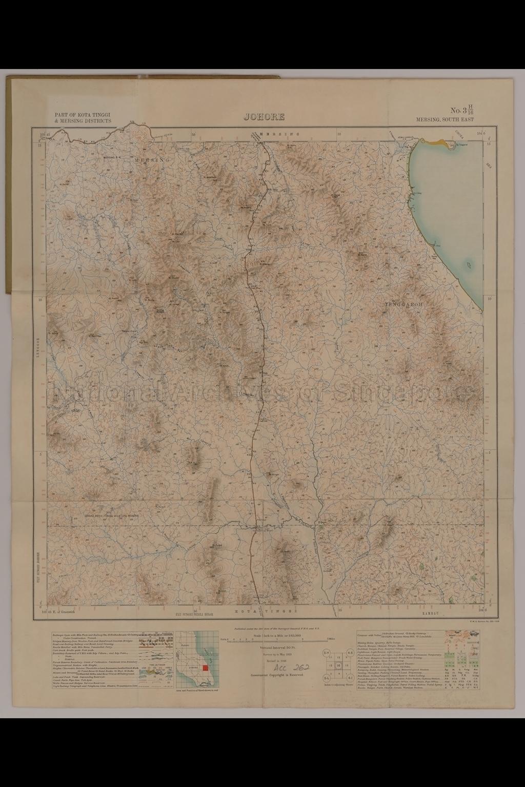 Part of Kota Tinggi  and Mersing Districts _ South East.  …