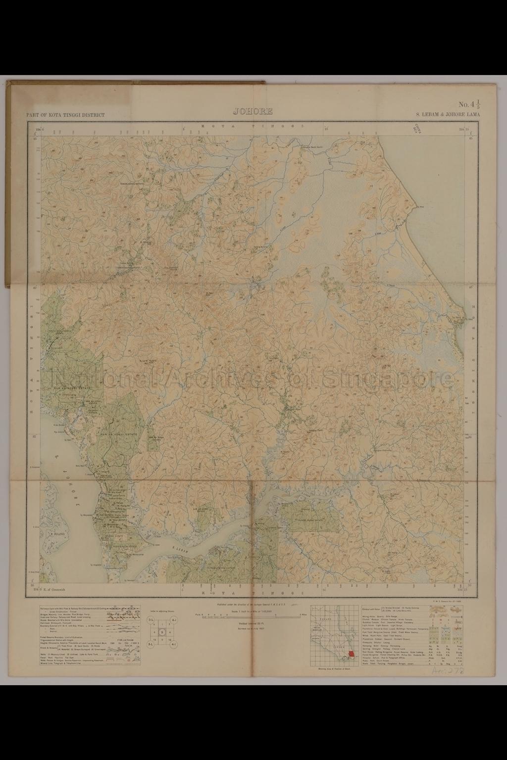 Part of Kota Tinggi District, Sungei Lebam and Johore Lama,  …
