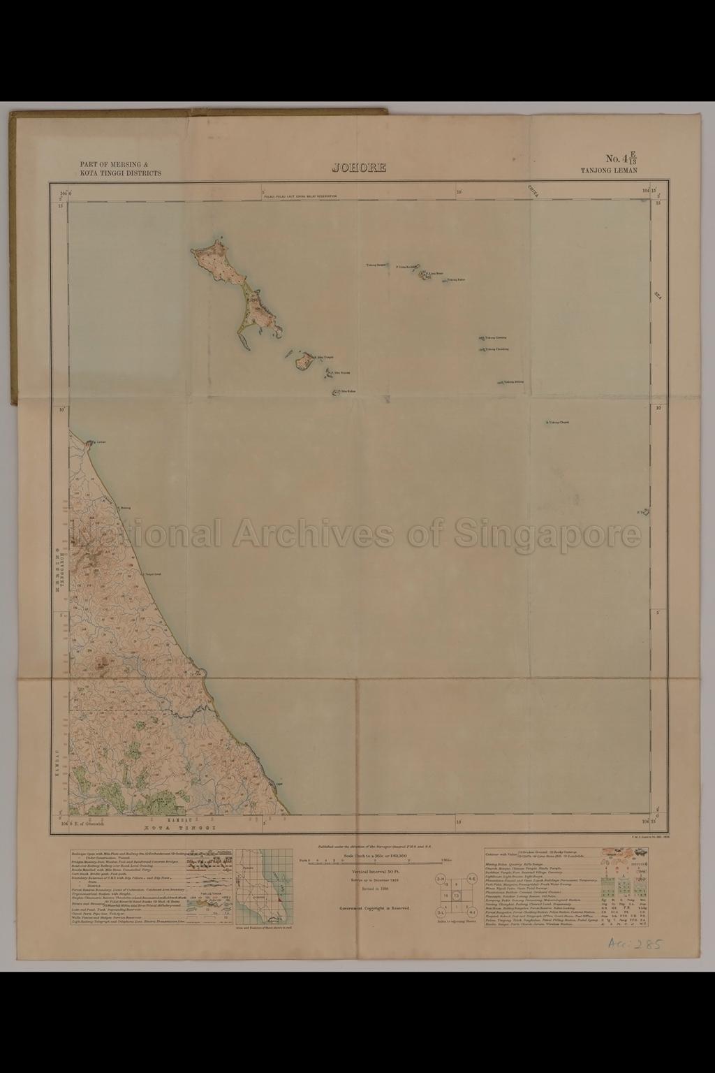 Part of Mersing and Kota Tinggi Districts_Tanjong Leman,  …