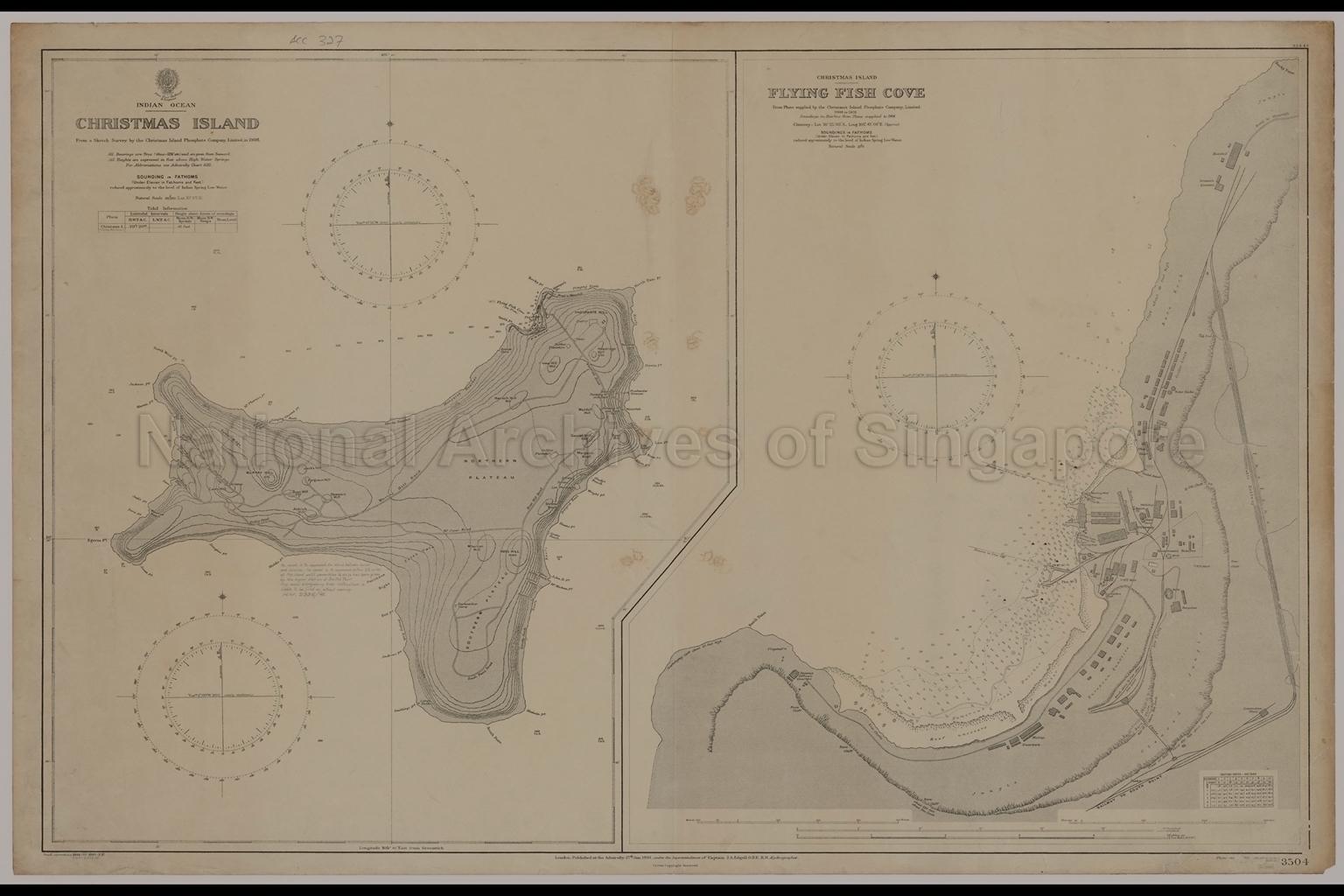 1. Indian Ocean. Christmas Island, And 2. Christmas Island.  …