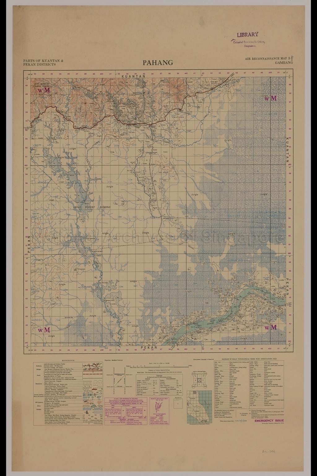 Part of Kuantan and Pekan Districts, Pahang. Gambang