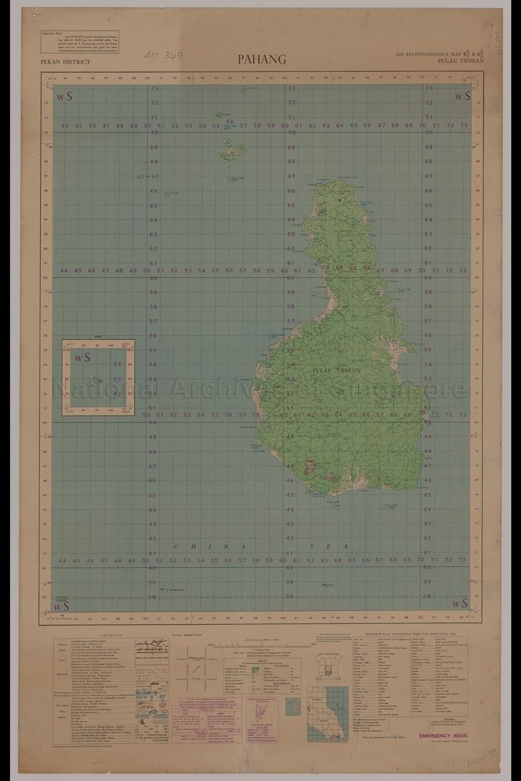 Pekan District, Pahang. Pulau Tioman