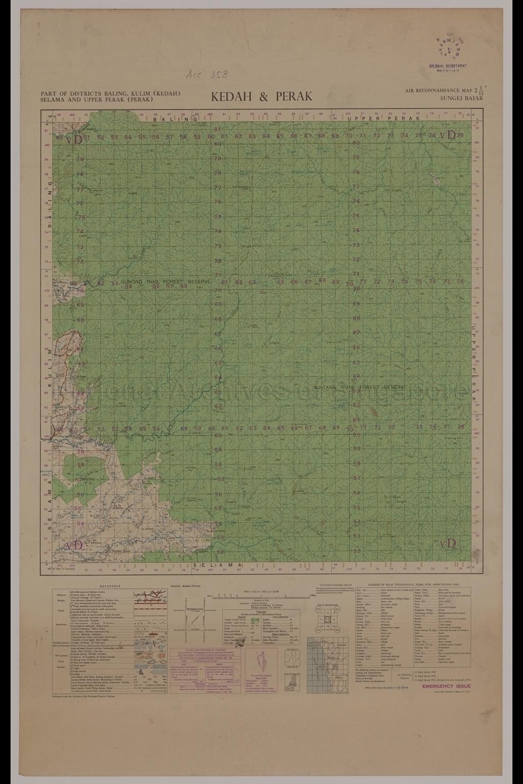 Part of Districts Baling, Kulim (Kedah), Selama and Upper  …