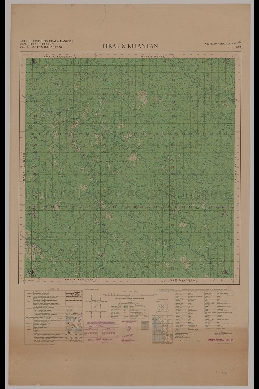 Part of Districts Kuala Kangsar, Upper Perak Districts ( …