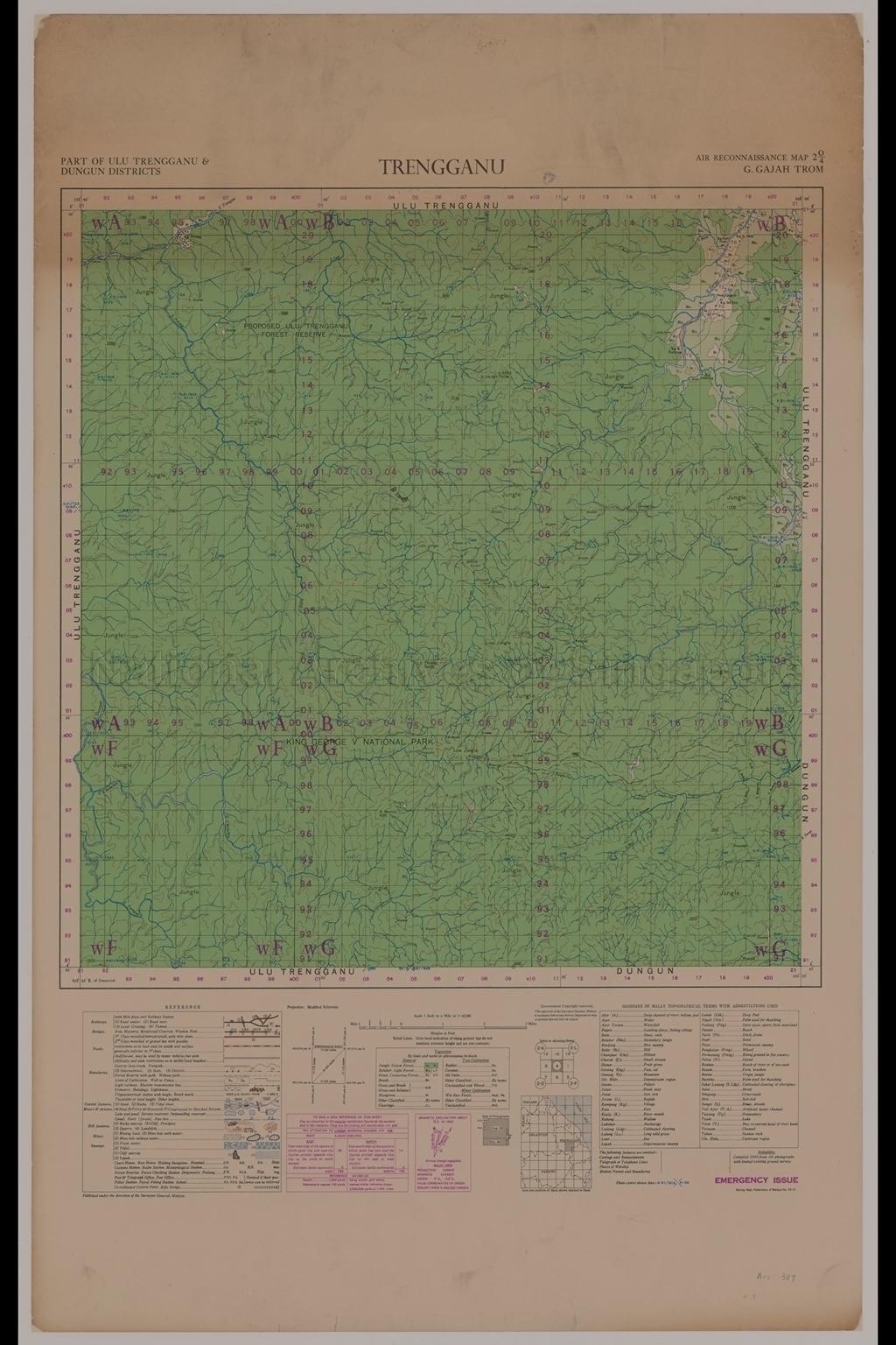 Part of Ulu Trengganu and Dungun Districts, Trengganu.  …