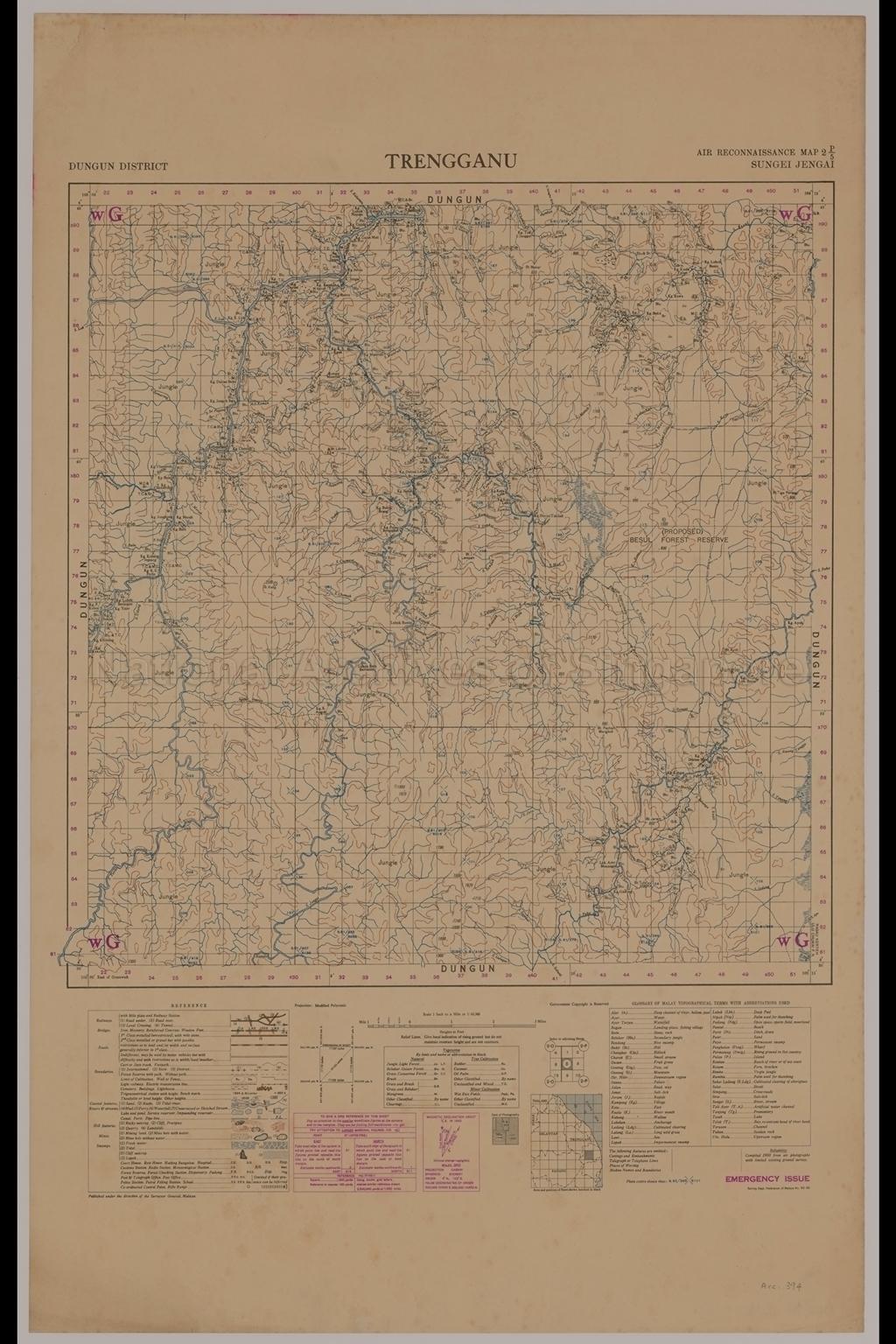 Dungun District, Trengganu. Sungei Jengai