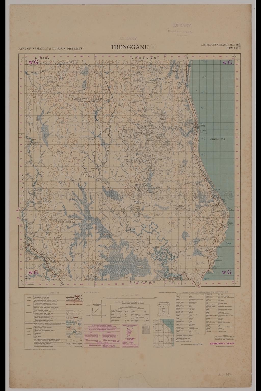 Part of Kemaman and Dungun Districts, Trengganu. Kemasik