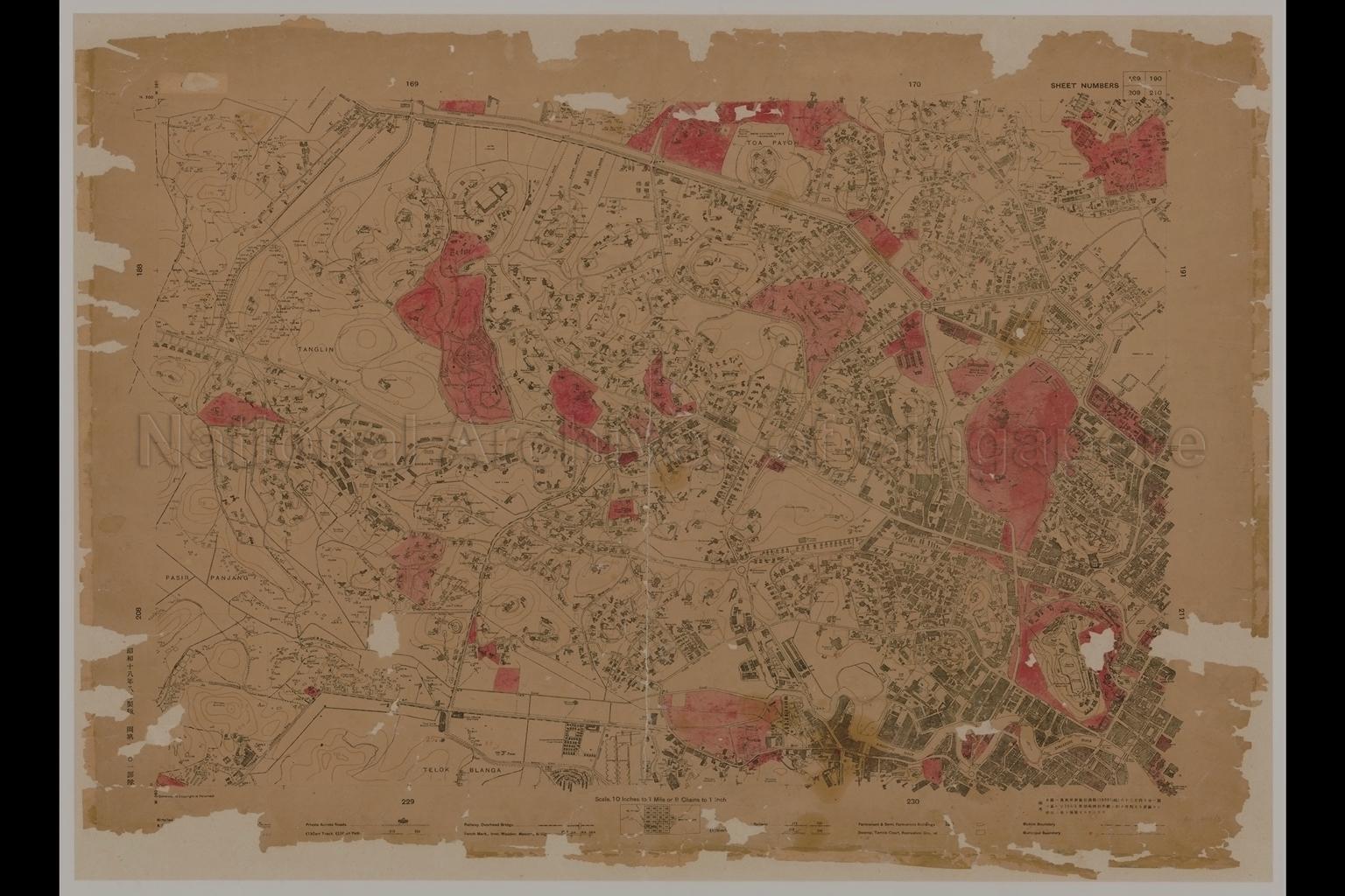 Syonan Sheet Numbers 189/190/209/210