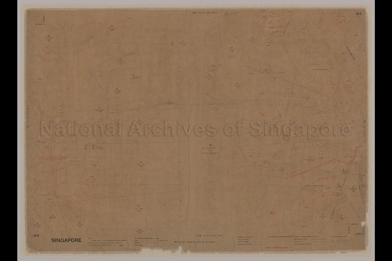 Singapore. Lim Chu Kang Mukim