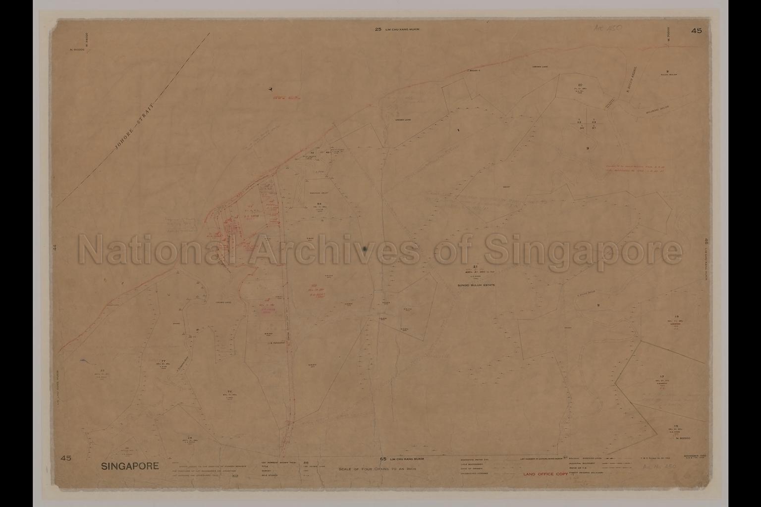 Singapore. Lim Chu Kang Mukim