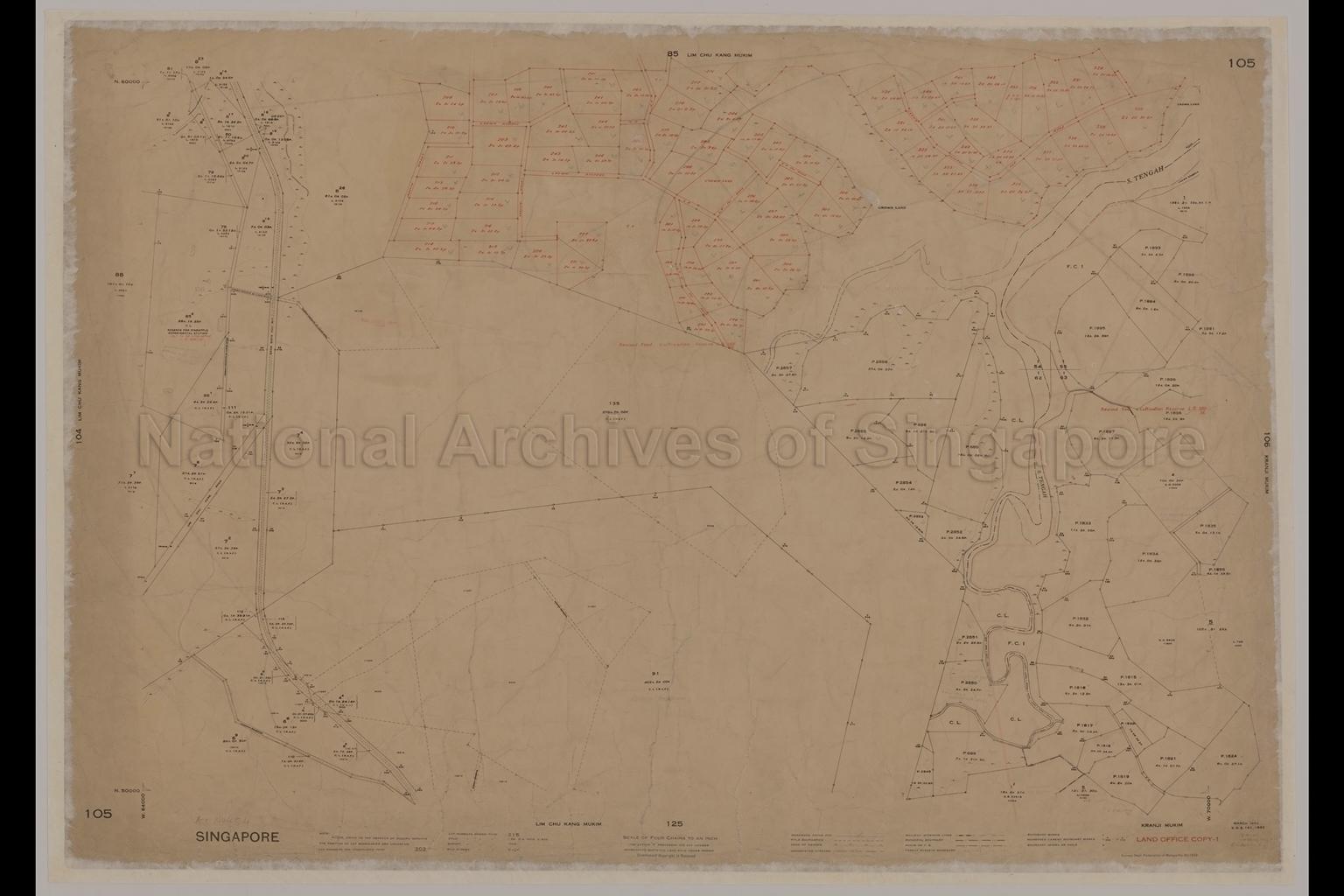 Singapore. Lim Chu Kang Mukim, Kranji Mukim.