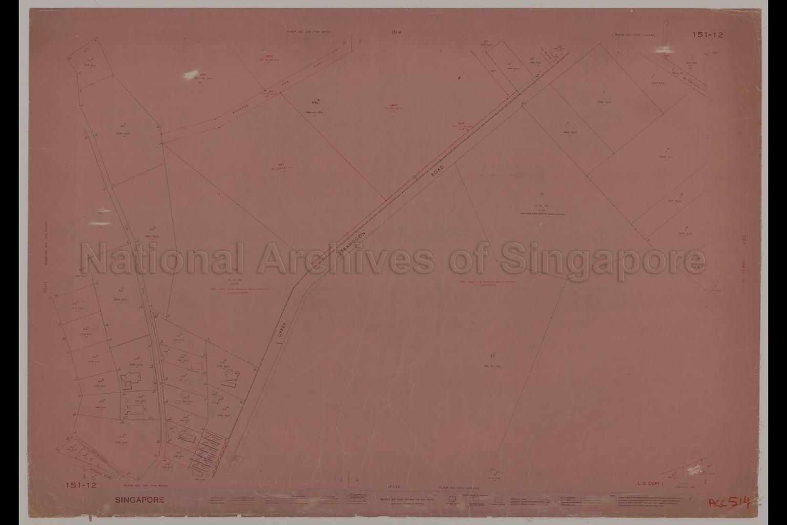 Singapore. Mukim No.XVIII_Ang Mo Kio, Mukim No.XVII_Toa  …