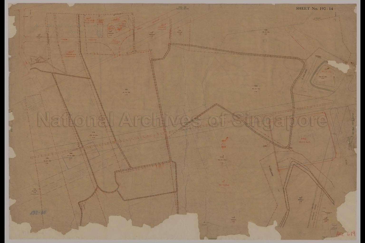 Singapore. Gelang (Geylang) Mukim