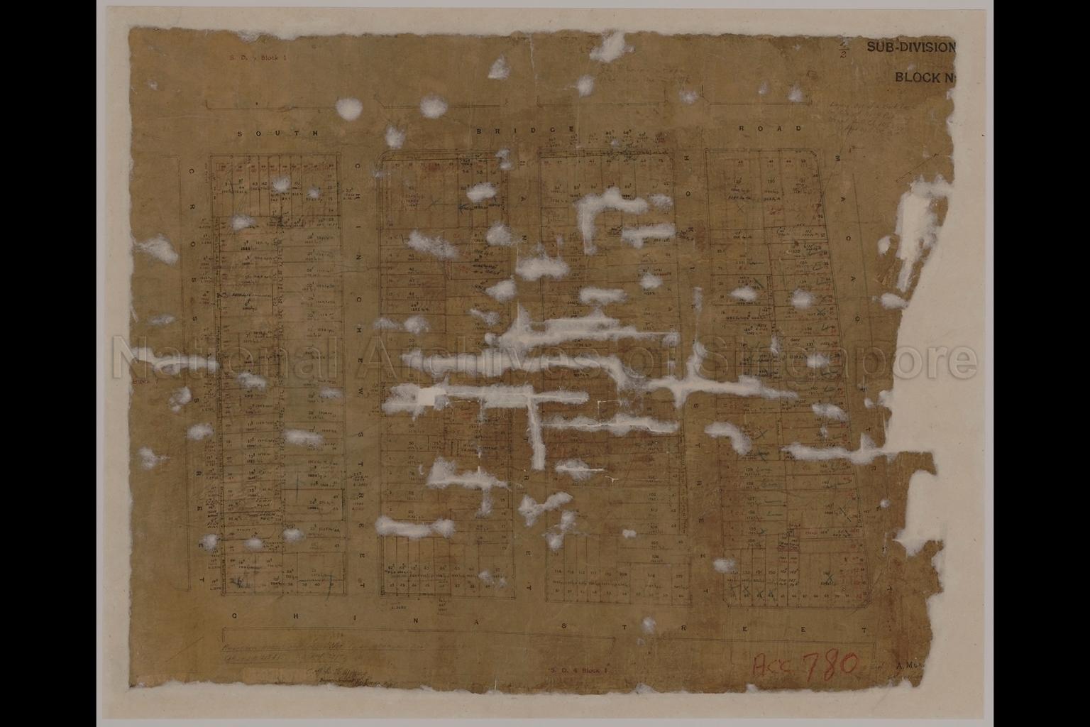 Land Divisions at China Street, Cross Street , South Bridge  …