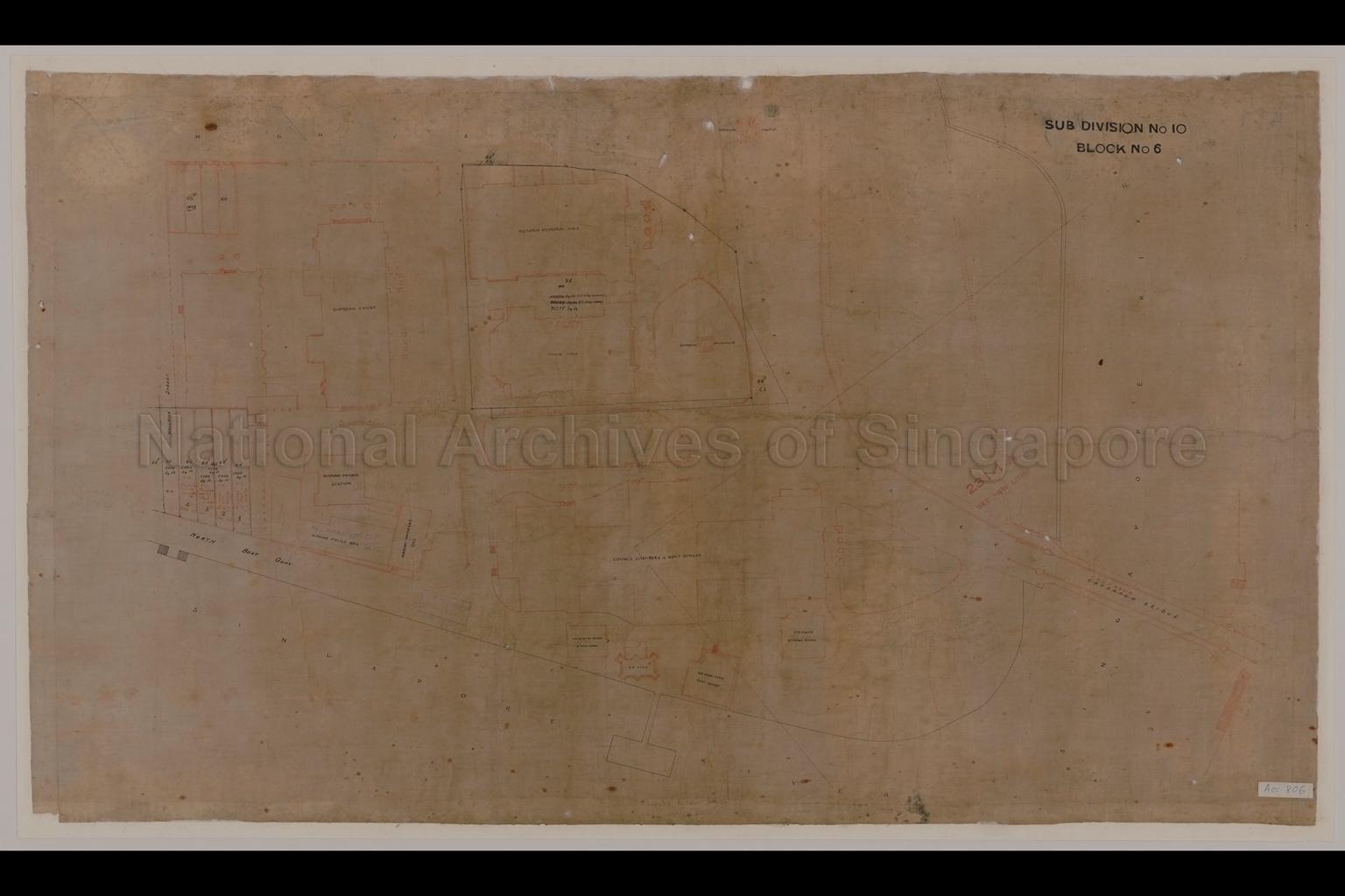 Singapore. Town Subdivision No. 10, Block No. 6