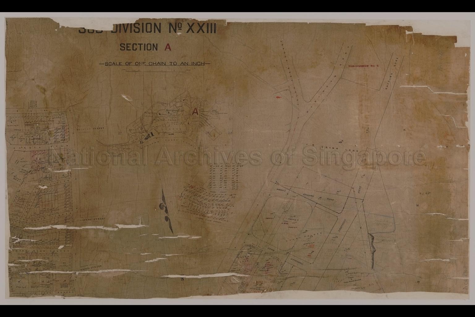 Singapore. Town Subdivision No. XXIII (23). Section A (City  …