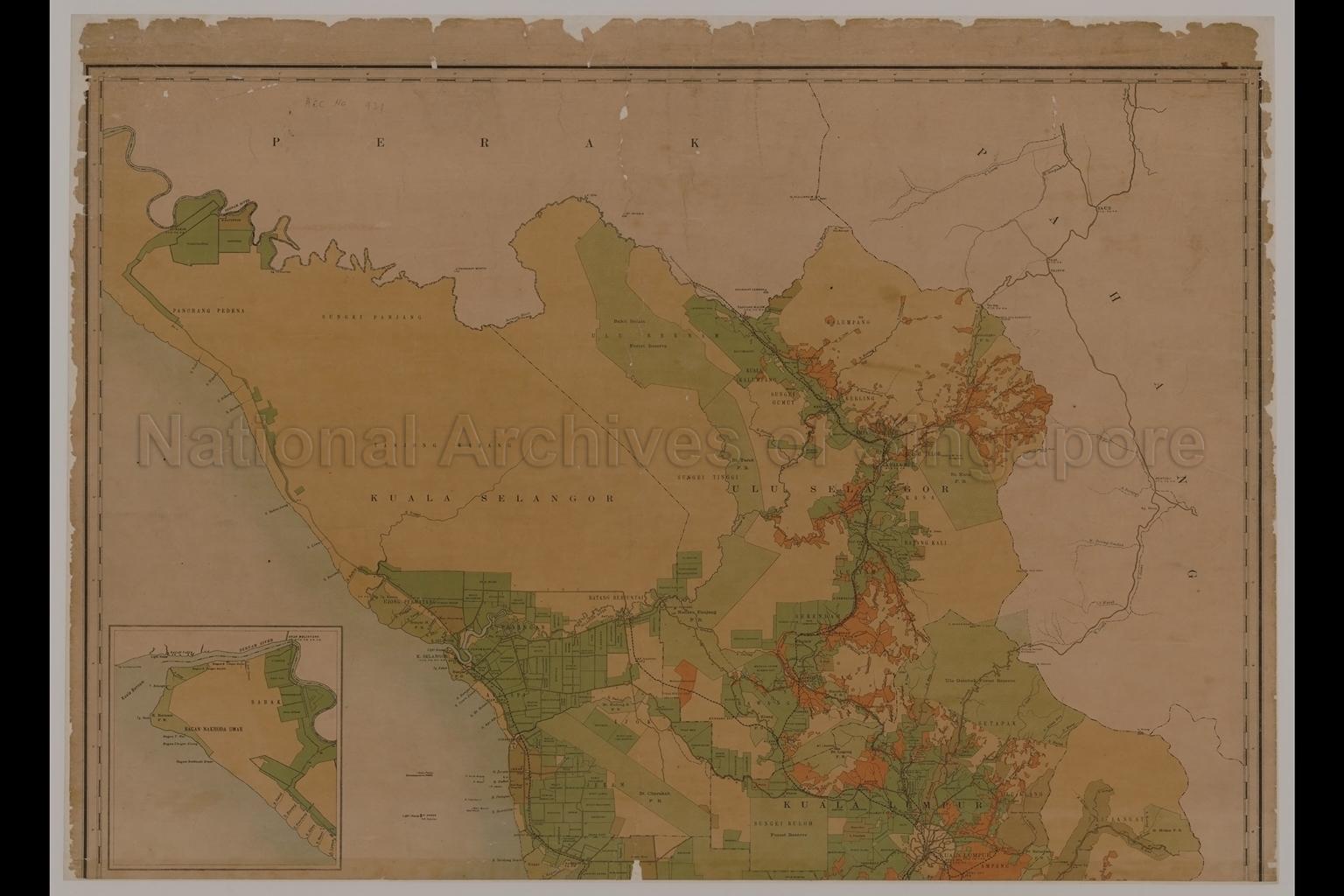 Selangor, Federated Malay States 1918