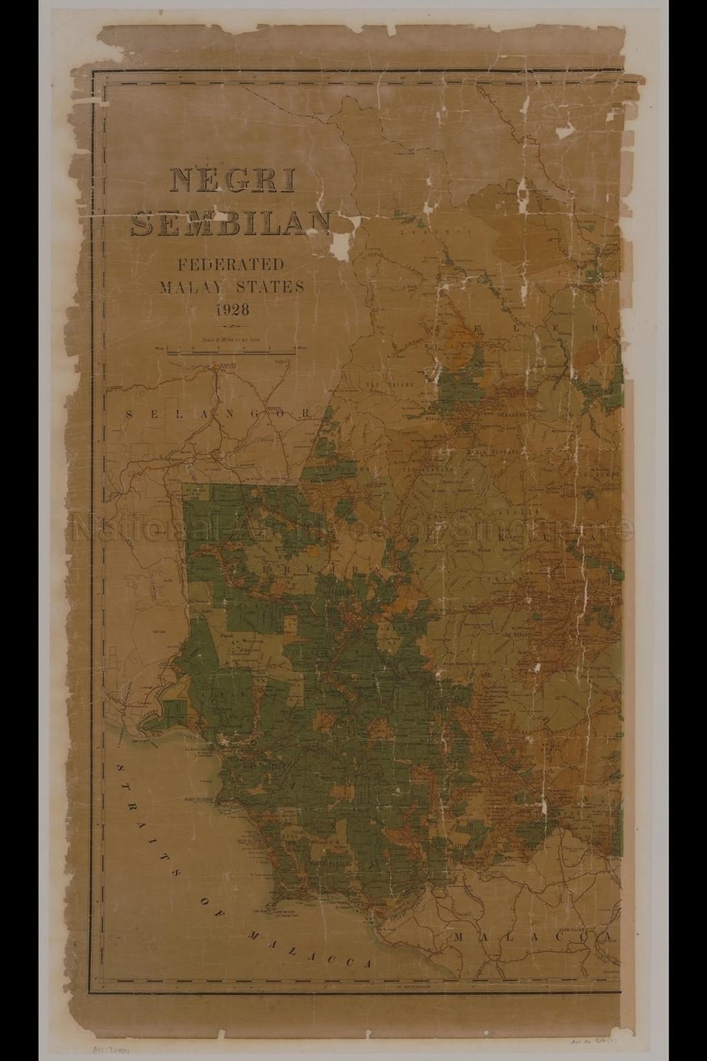 Negri Sembilan, Federated Malay States 1928
