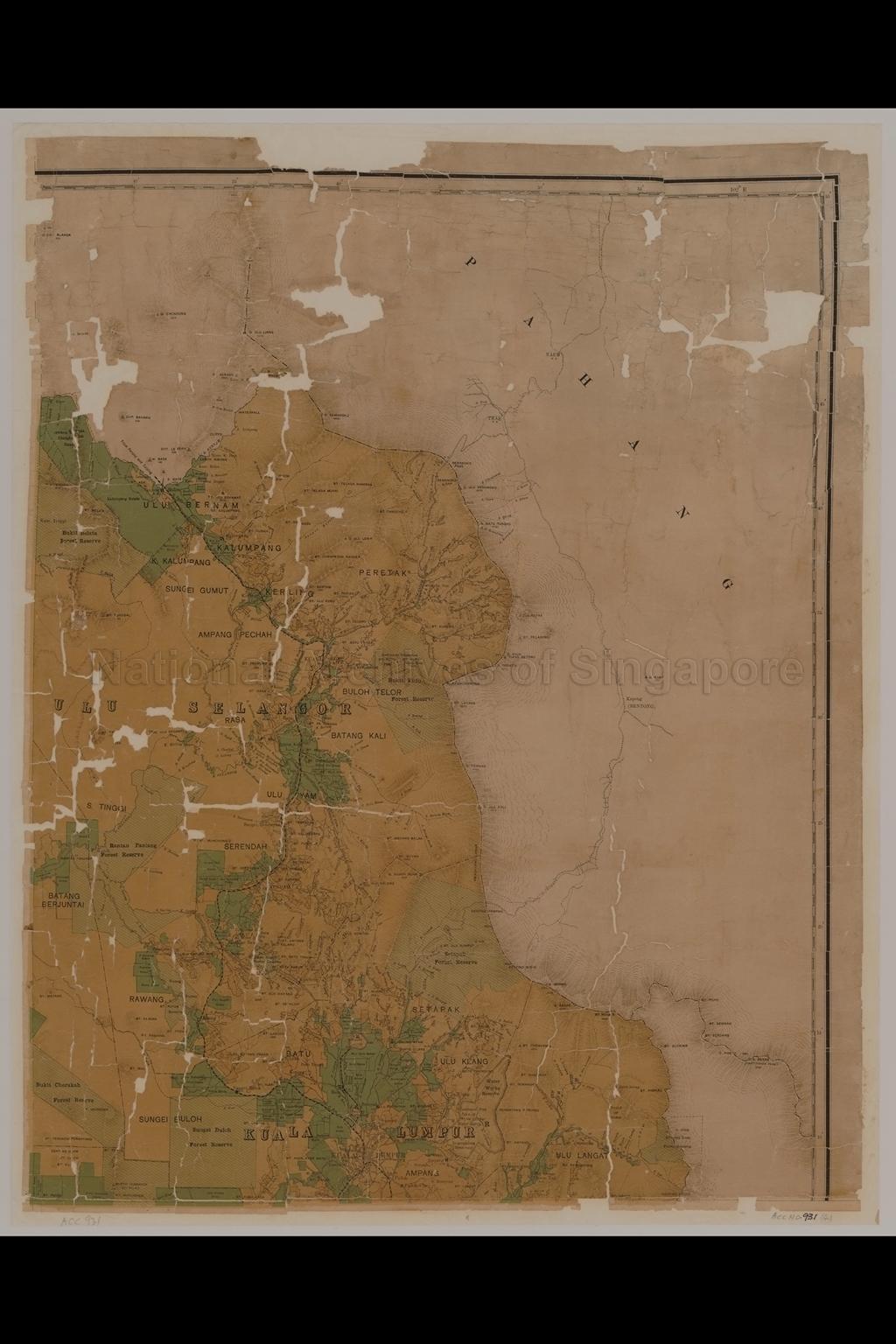 Selangor, Federated Malay States 1911