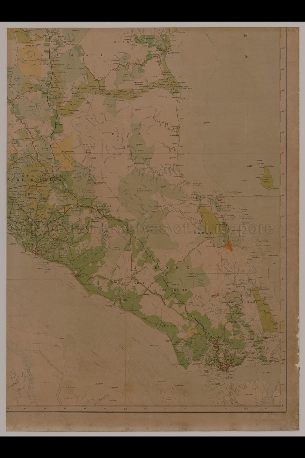 Malaya 1931 showing Alienated Land