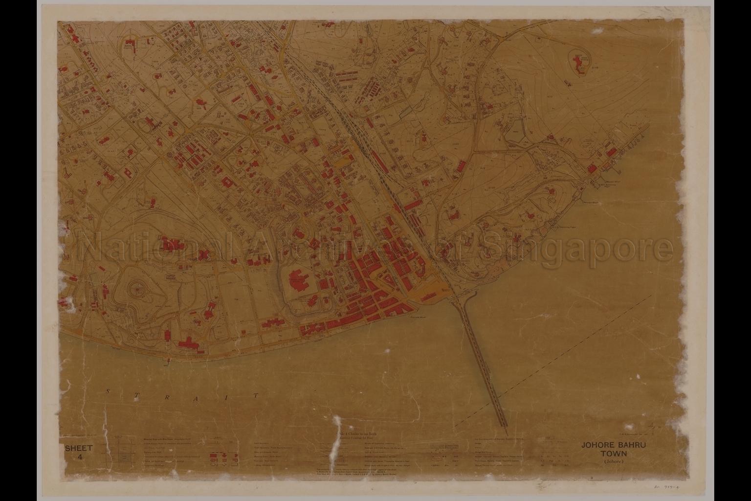 Johore Bahru Town, Johore. 1941