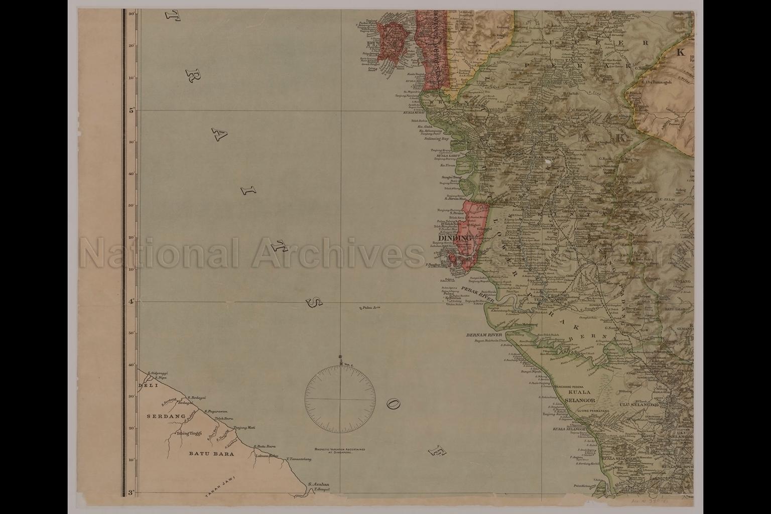 A Map Of The Malay Peninsula