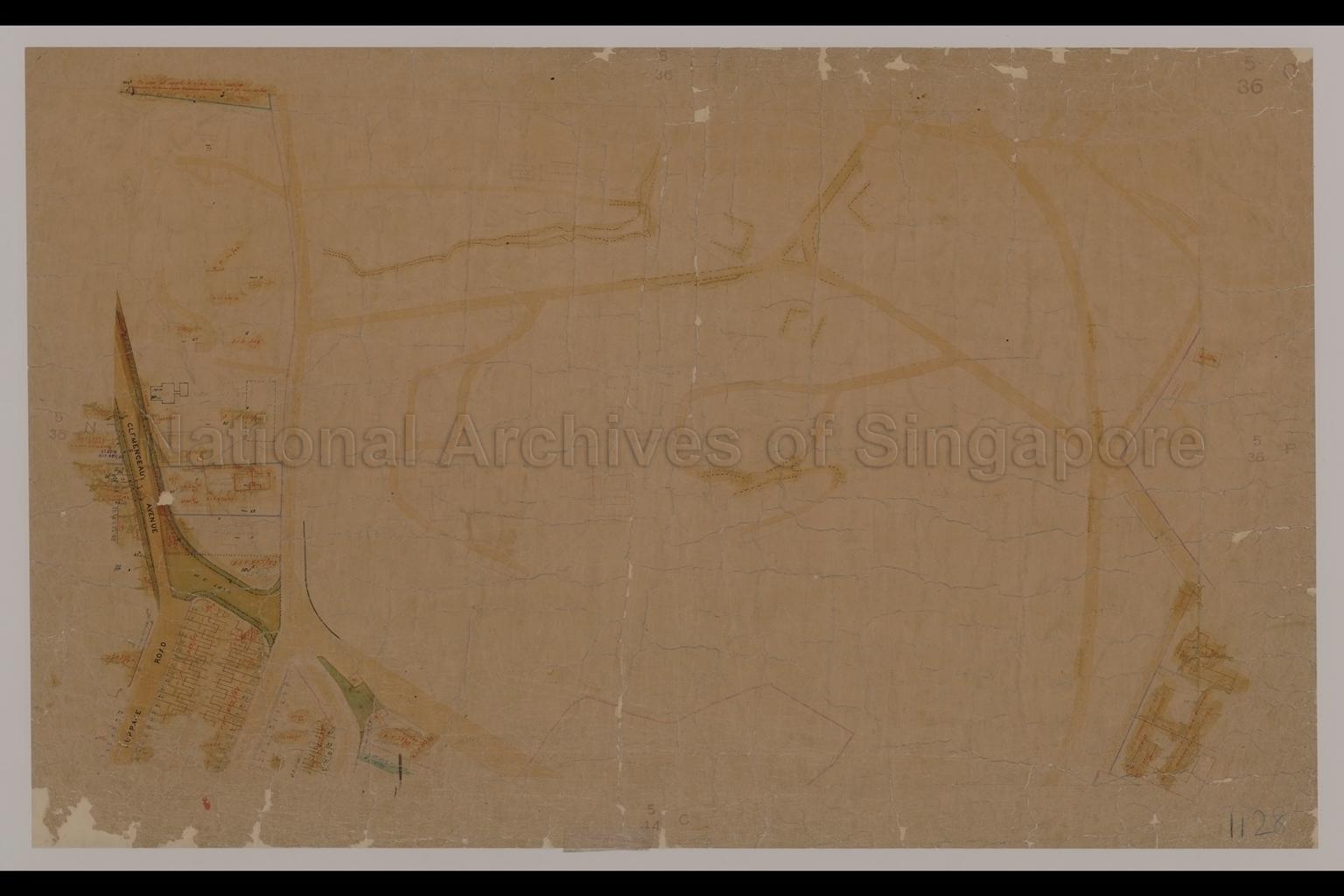 Singapore - Sheet 5/36P Sub division numbers 19 and 27