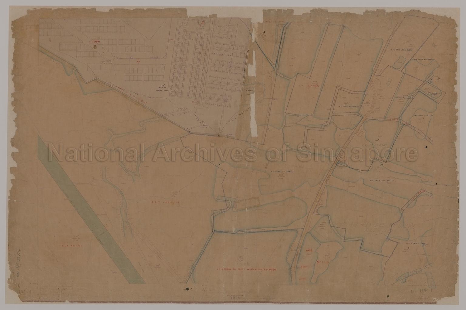 Singapore - Sheet 191-4 Kalang (Kallang) Mukim