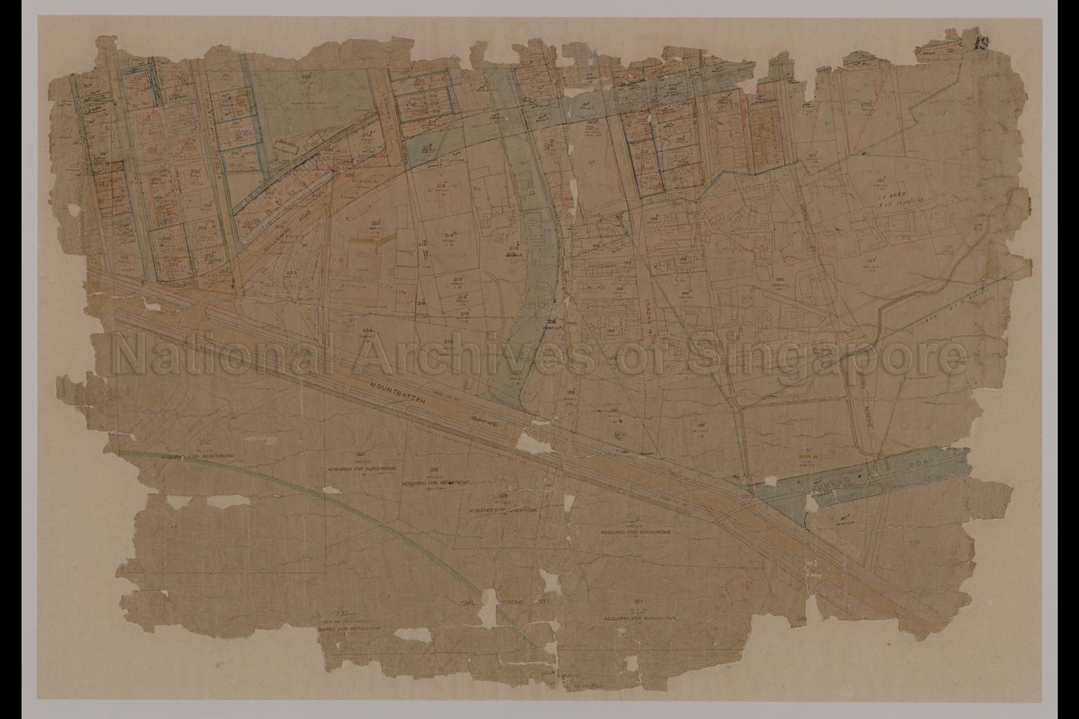 Singapore - Sheet 192-13 Gelang (Geylang) Mukim