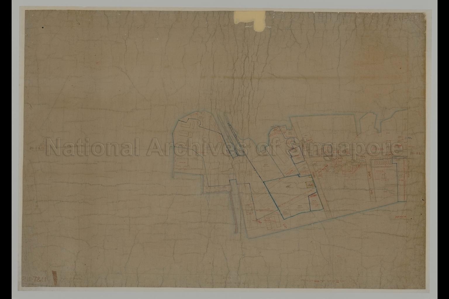 Singapore - Sheet 211-7 & 11 Geylang Mukim