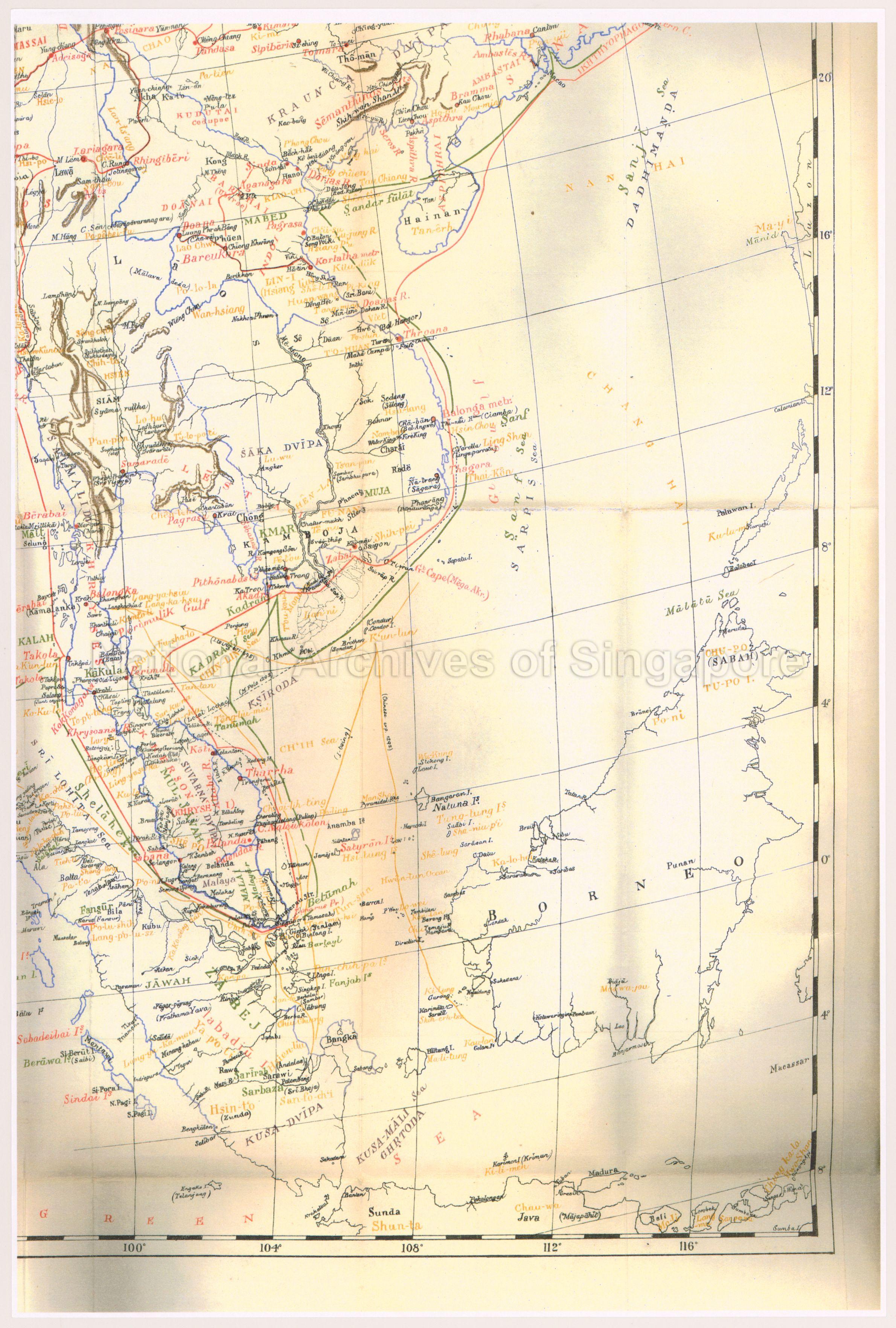 Synoptical Map of the early Greek and Latin, Indu, Arab and  …