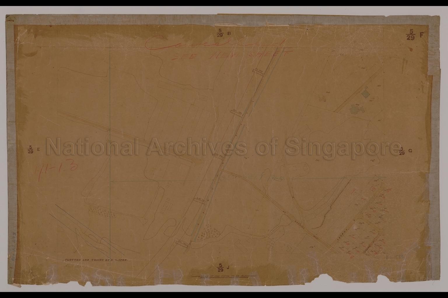 Singapore - Sheet 5/29F St. George's Road