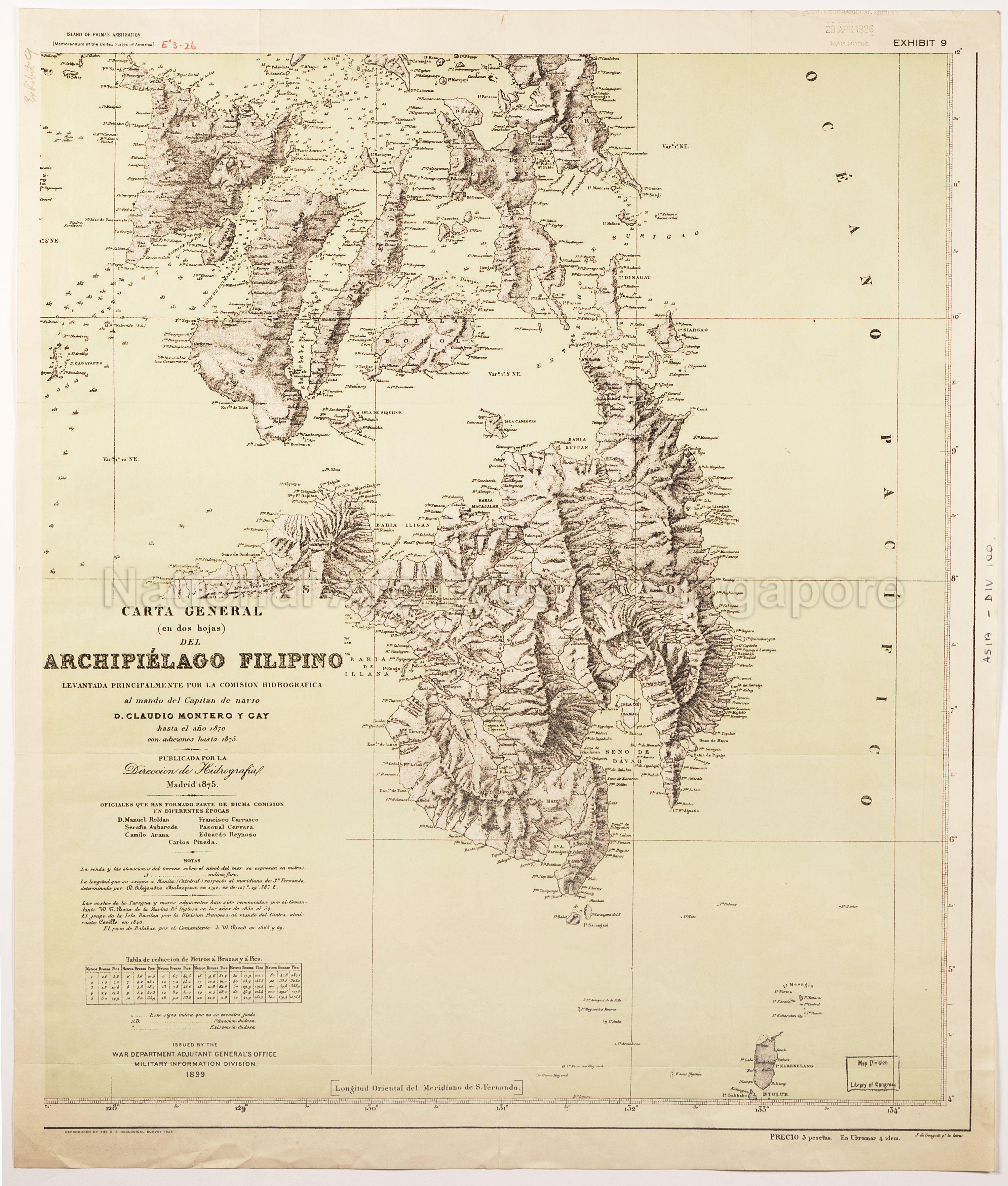 Carta General del Archipielago Filipino