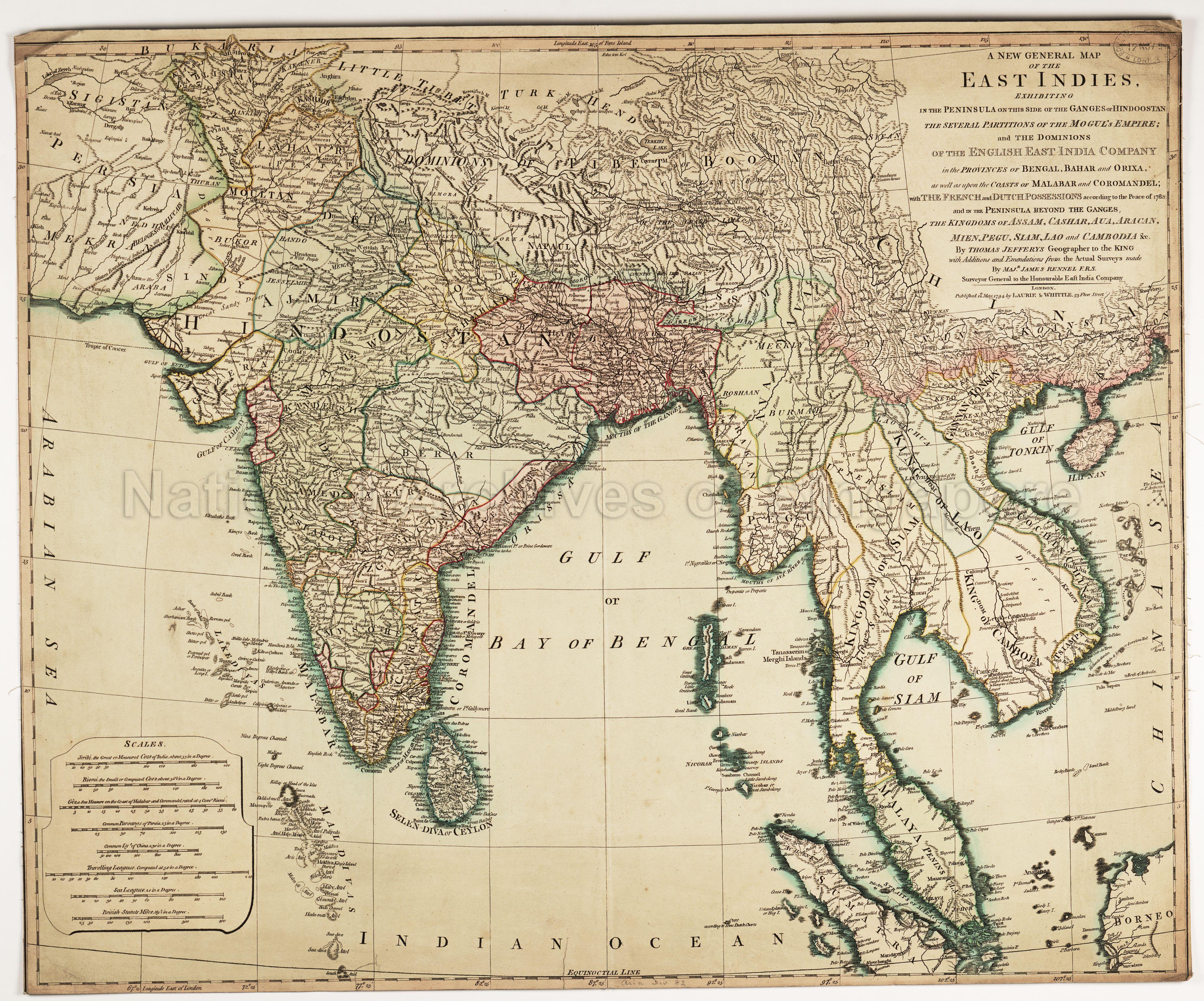 A New General Map of the East Indies, Exhibiting in the  …