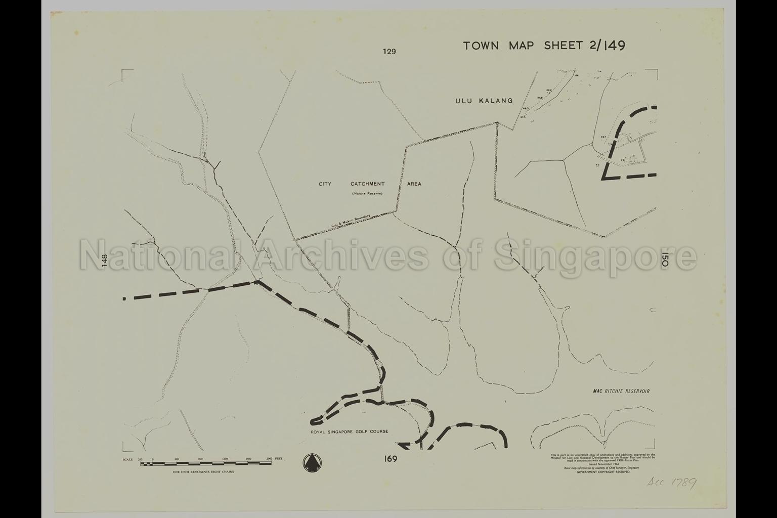 1958 Master Plan: Town Map Sheet 2/149