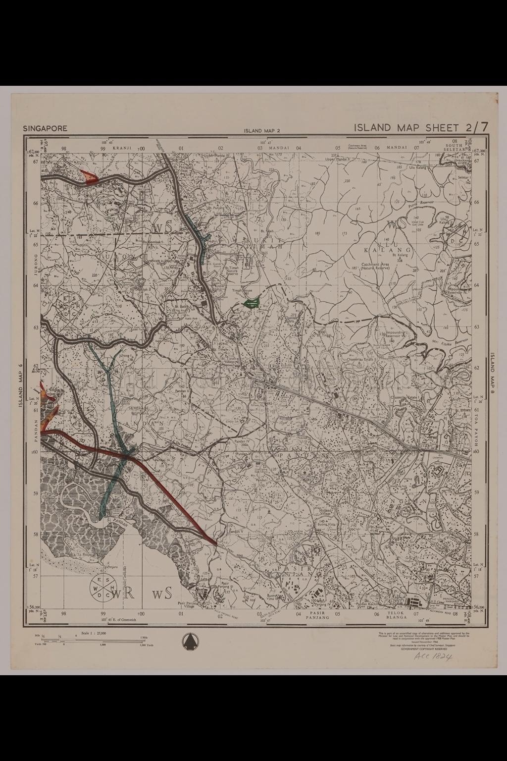 1958 Master Plan: Island Map Sheet 2/7