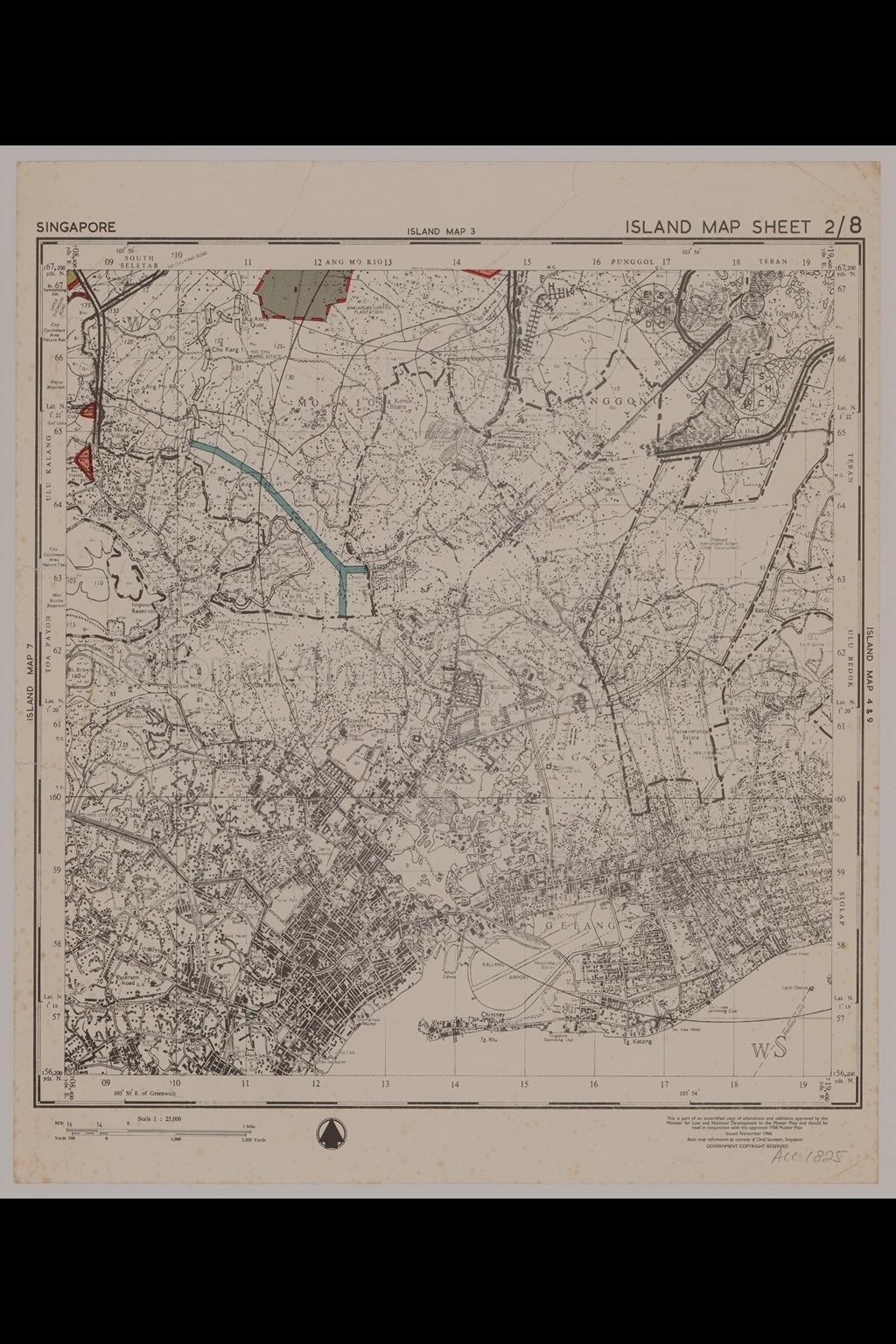 1958 Master Plan: Island Map Sheet 2/8