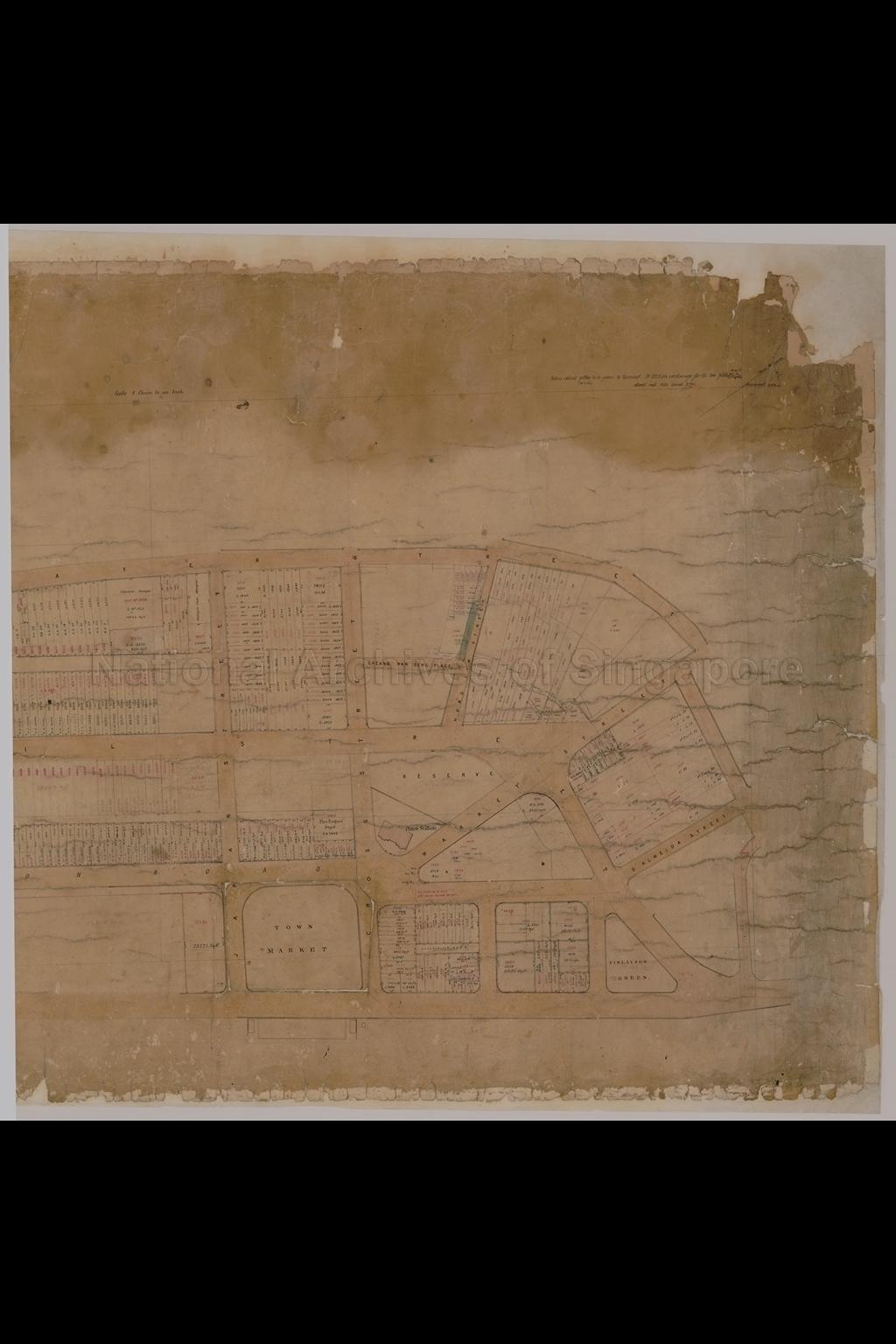 Map of area around Telok Ayer Street, Cecil Street and  …